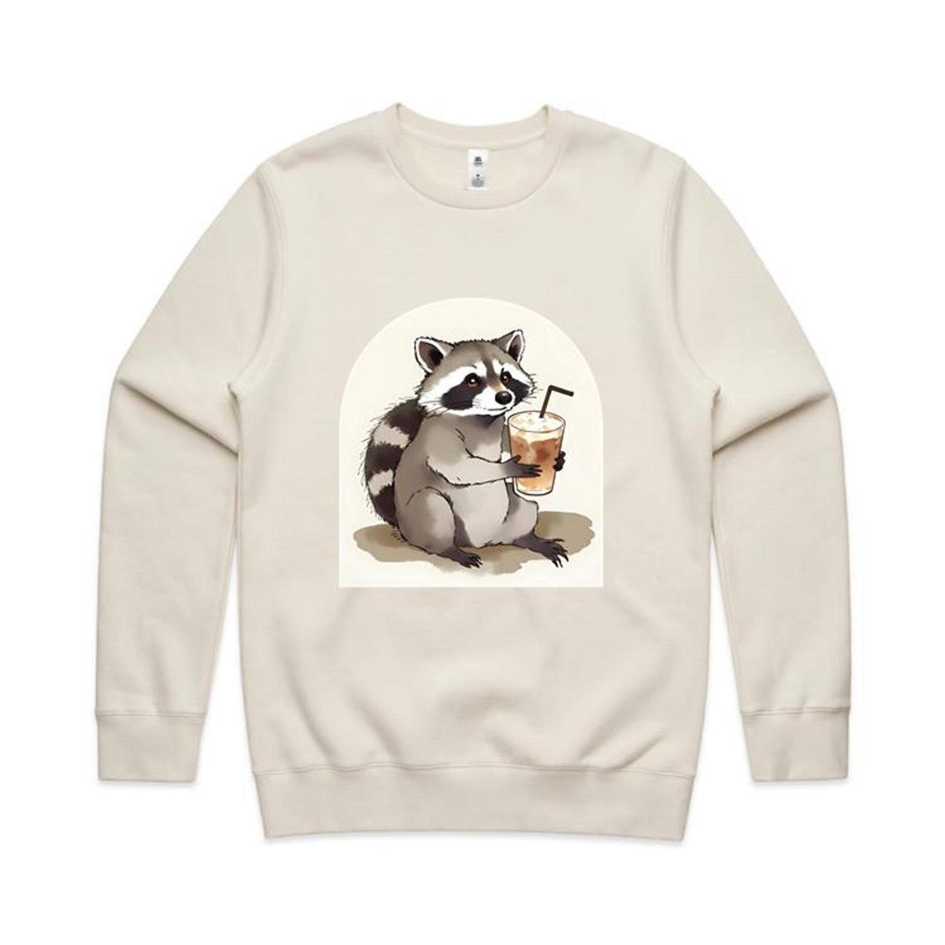 Iced Coffee Racoon Sweatshirt