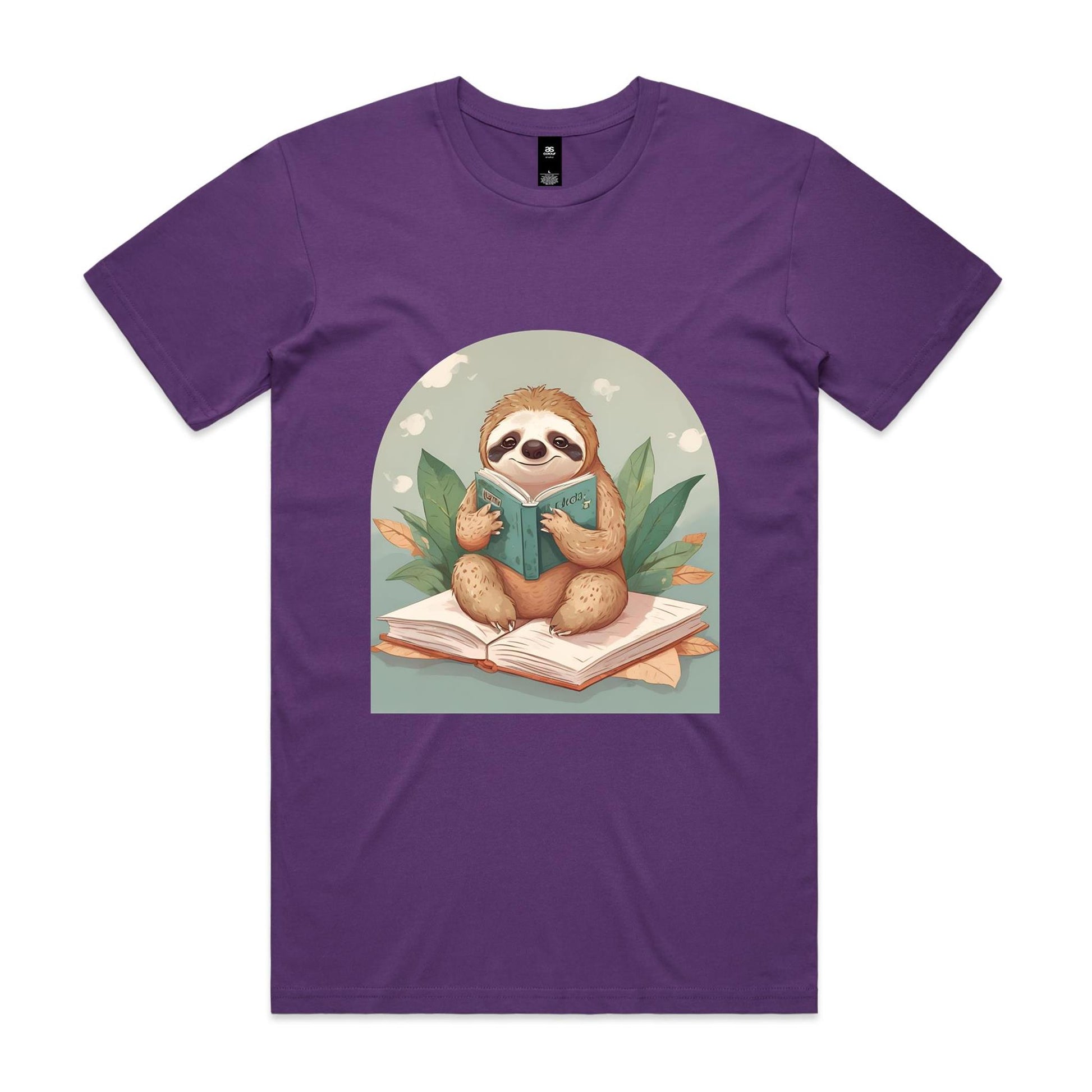 Reading Sloth T-Shirt