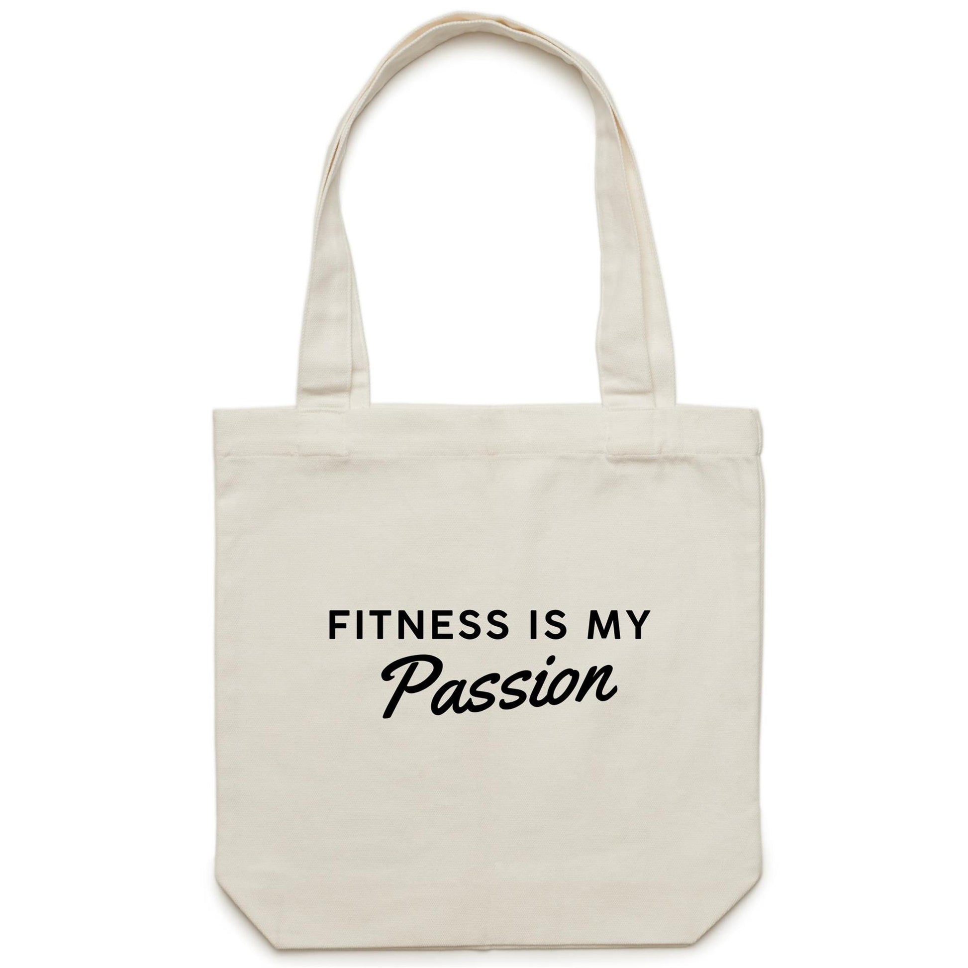 Fitness Is My Passion Tote Bag