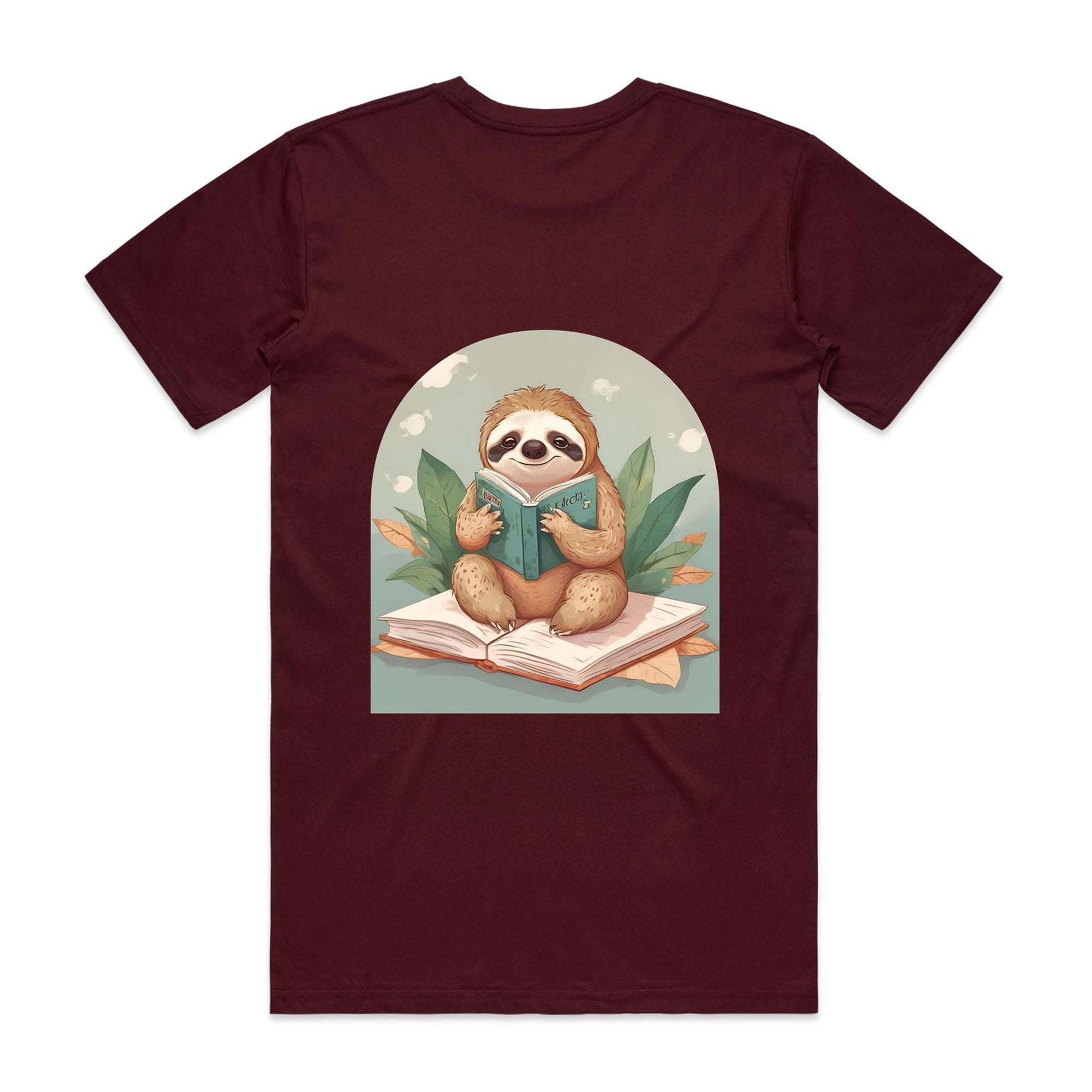 Reading Sloth T-Shirt