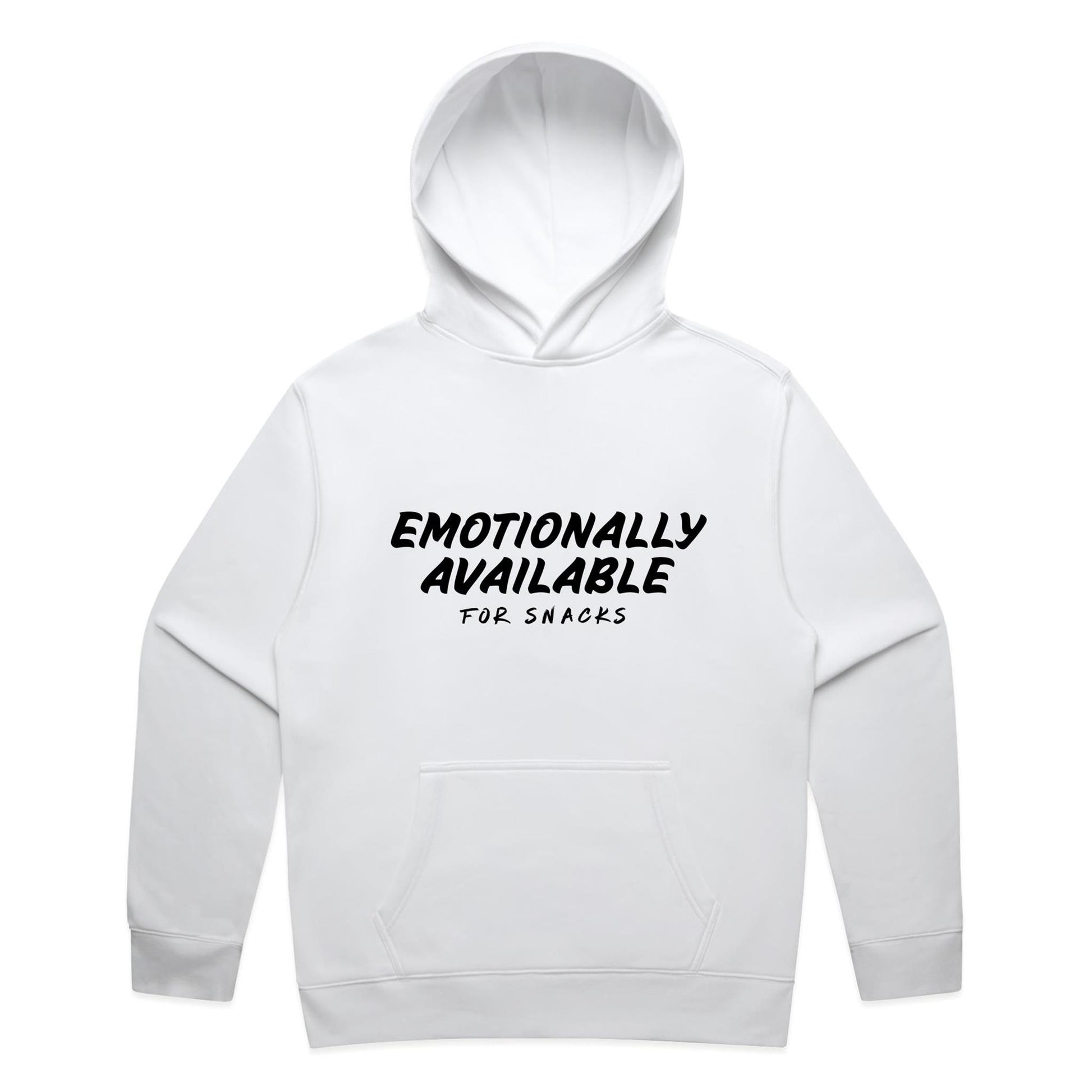 Emotionally Available For Snacks Hoodie