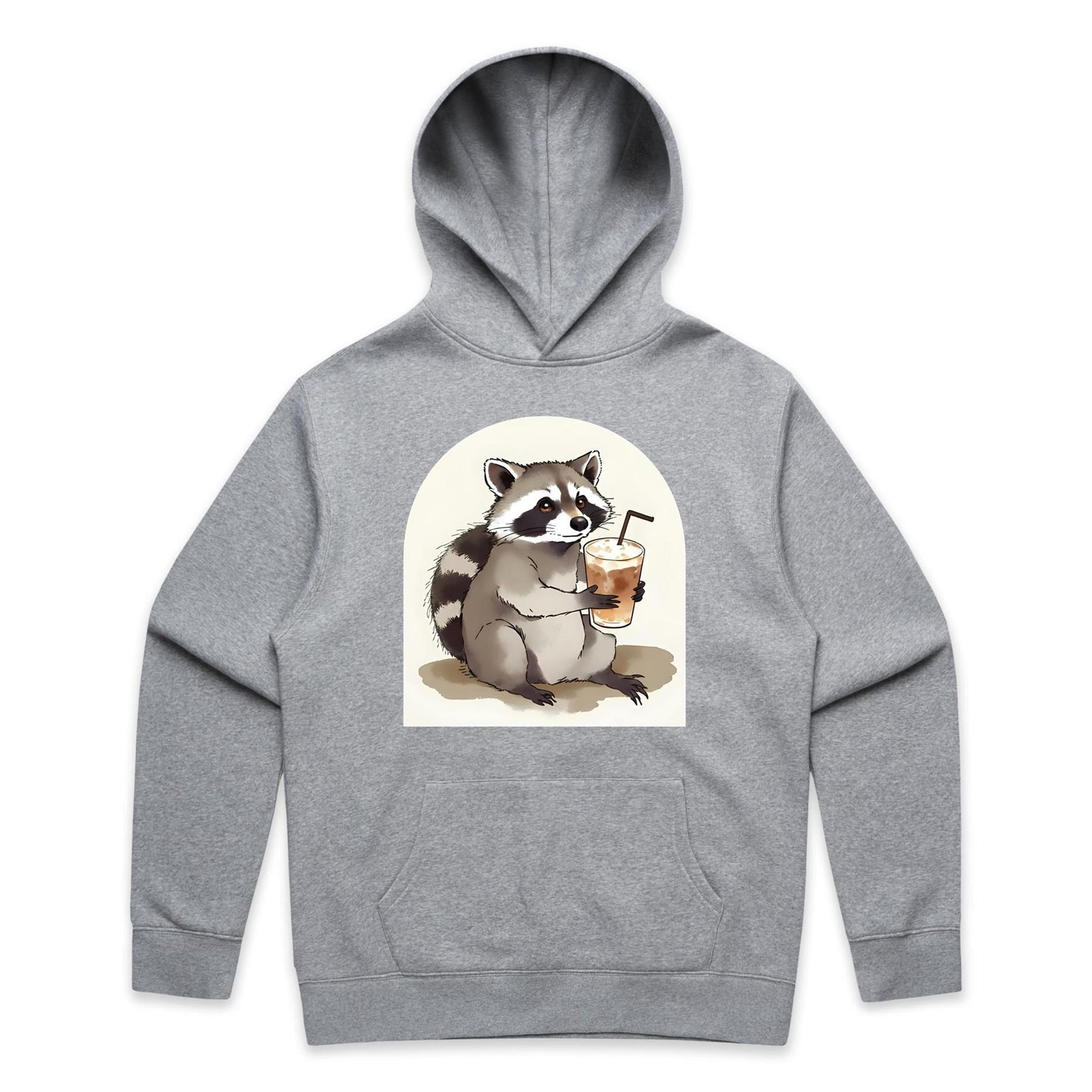 Iced Coffee Racoon Hoodie
