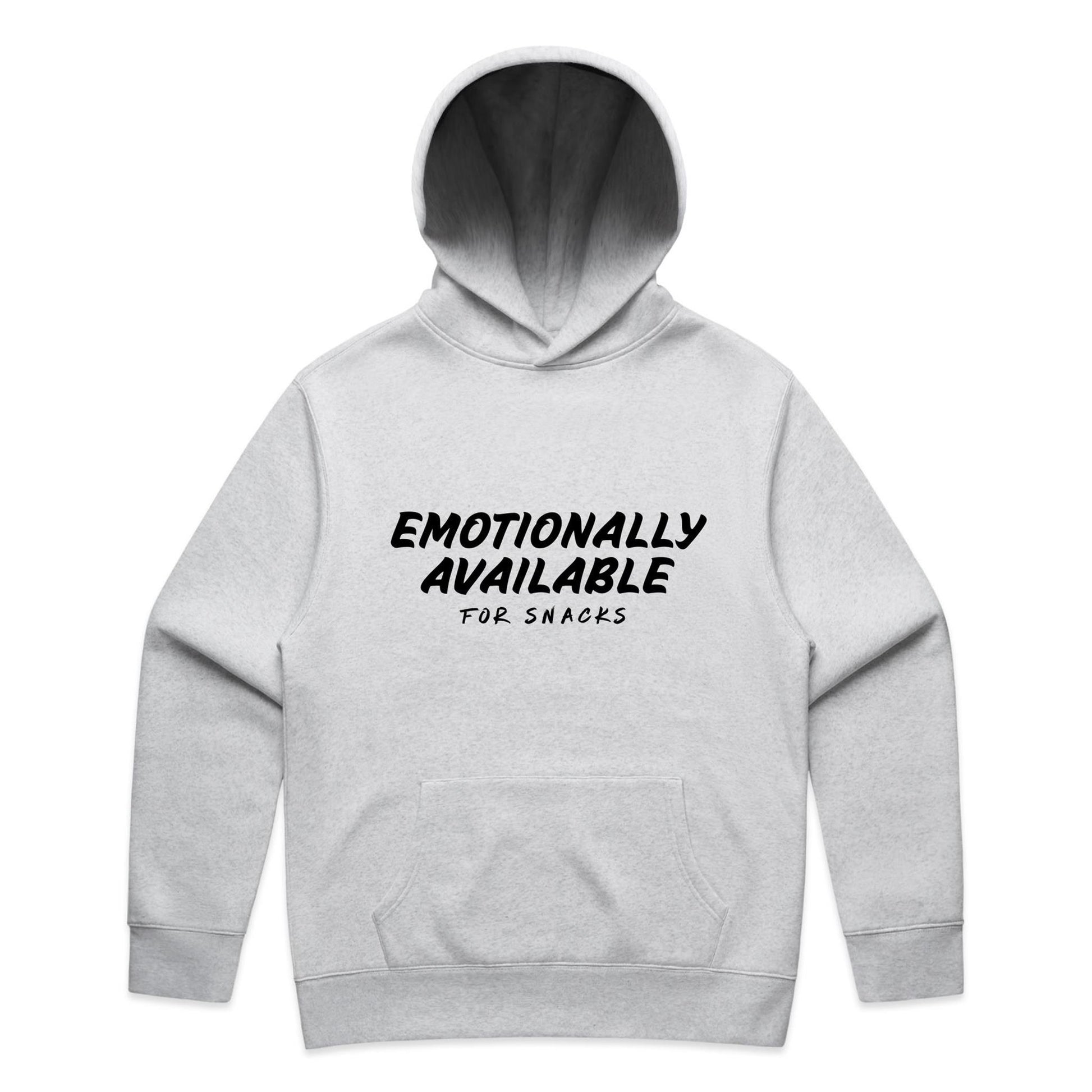 Emotionally Available For Snacks Hoodie
