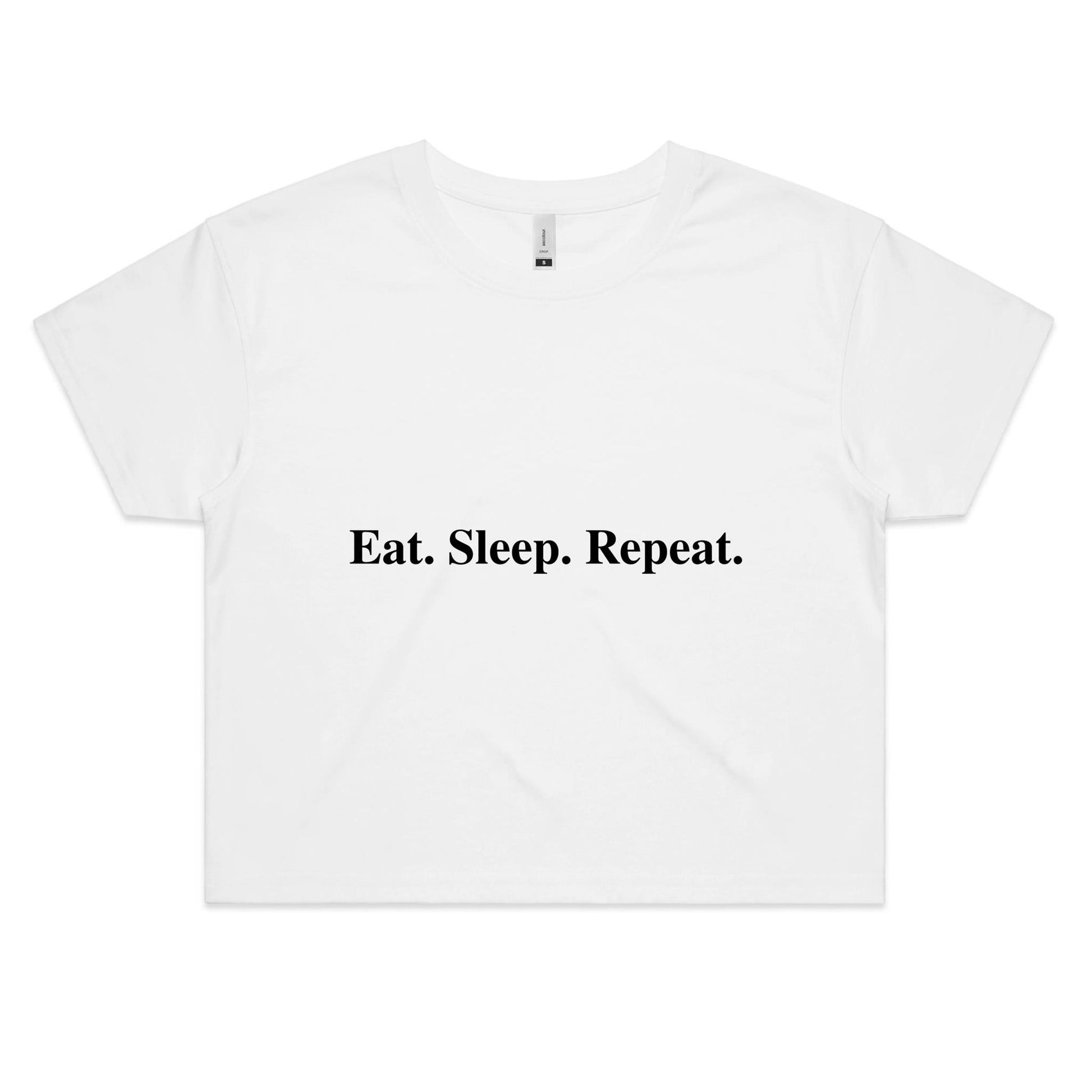 Eat Sleep Repeat Crop Tee
