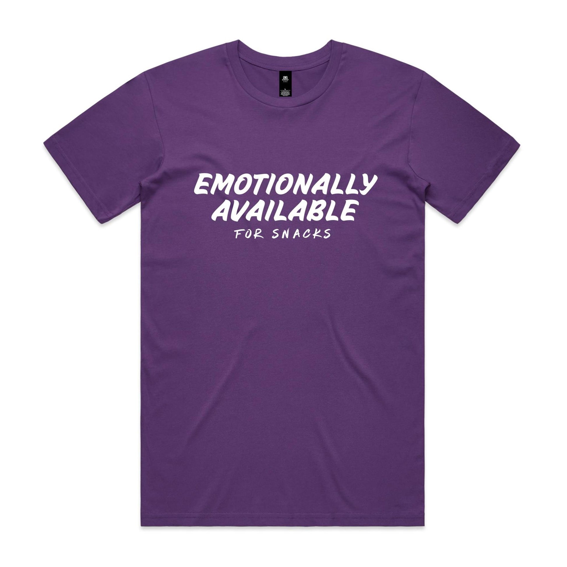 Emotionally Available For Snacks T-Shirt
