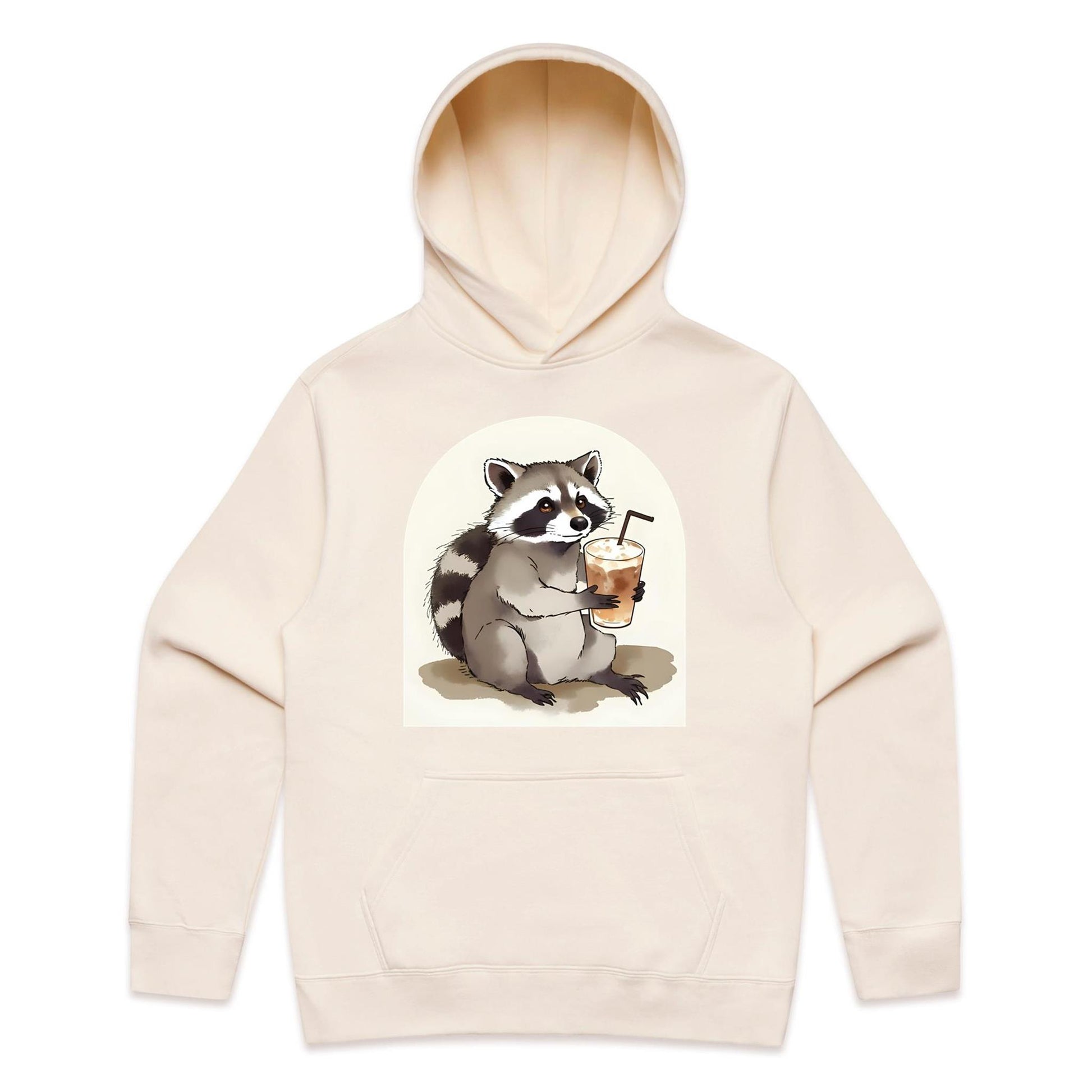 Iced Coffee Racoon Hoodie