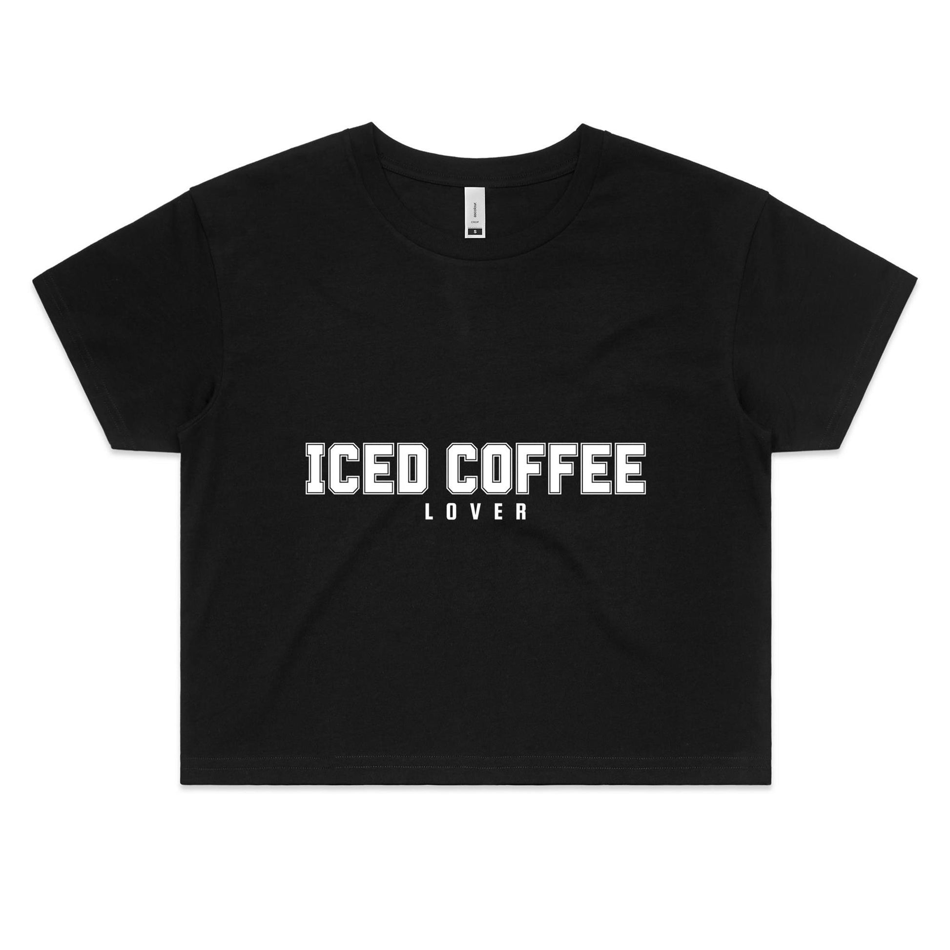 Iced Coffee Lover Crop Tee