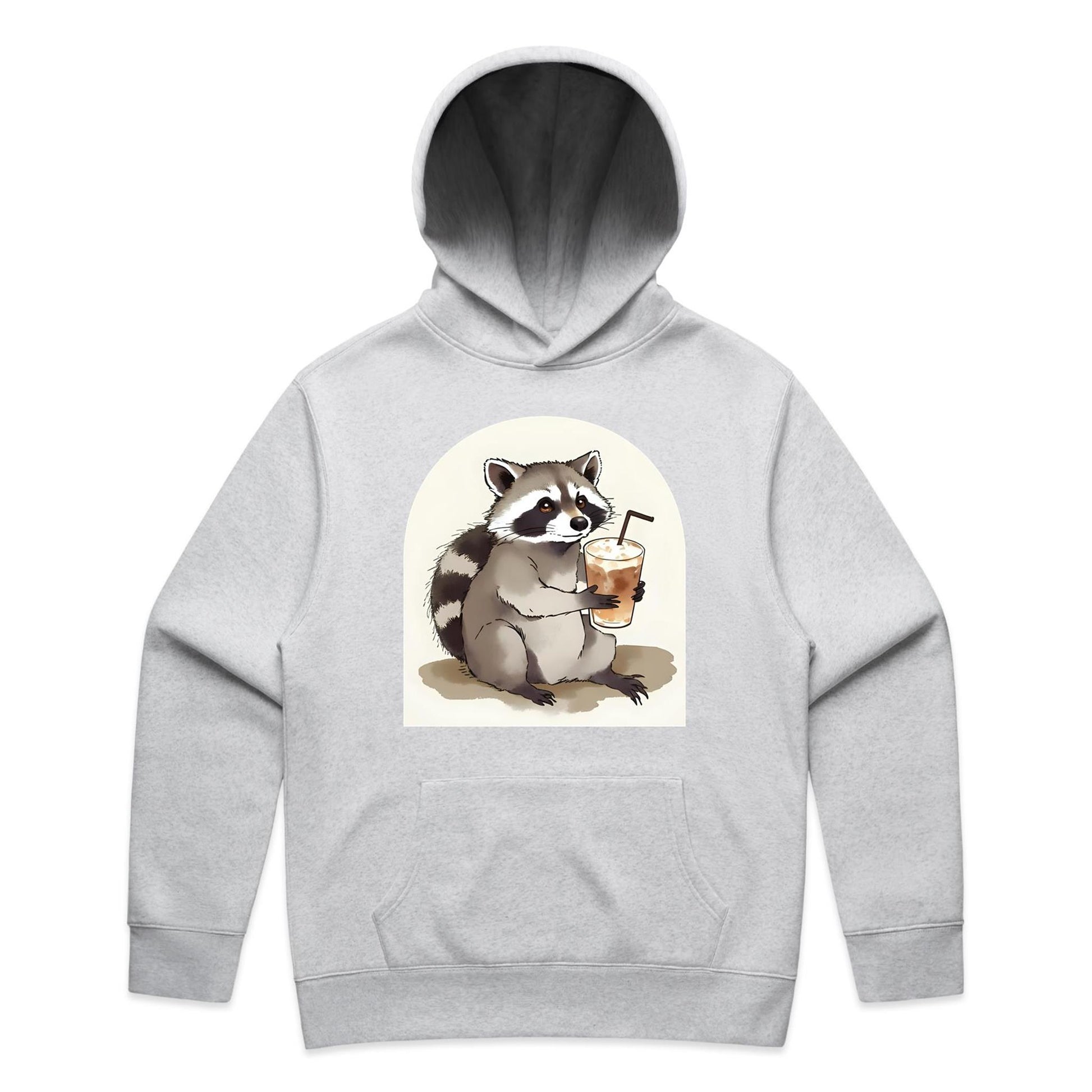 Iced Coffee Racoon Hoodie