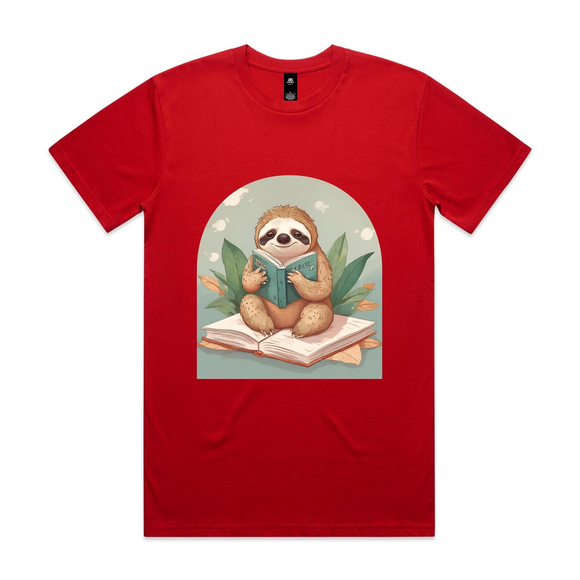 Reading Sloth T-Shirt