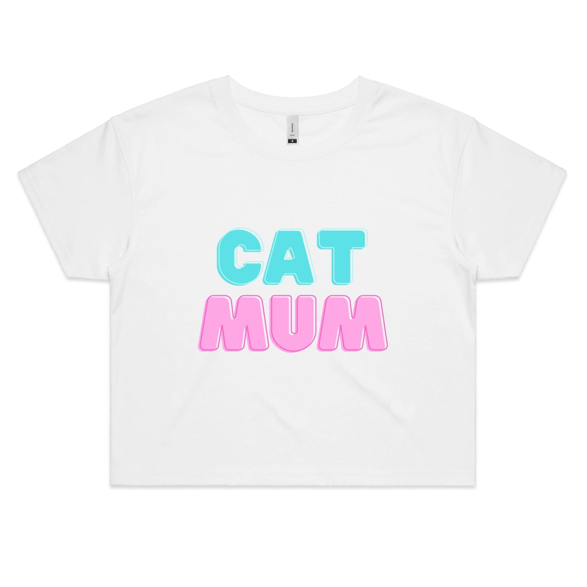 Cat Mum Crop Tee
