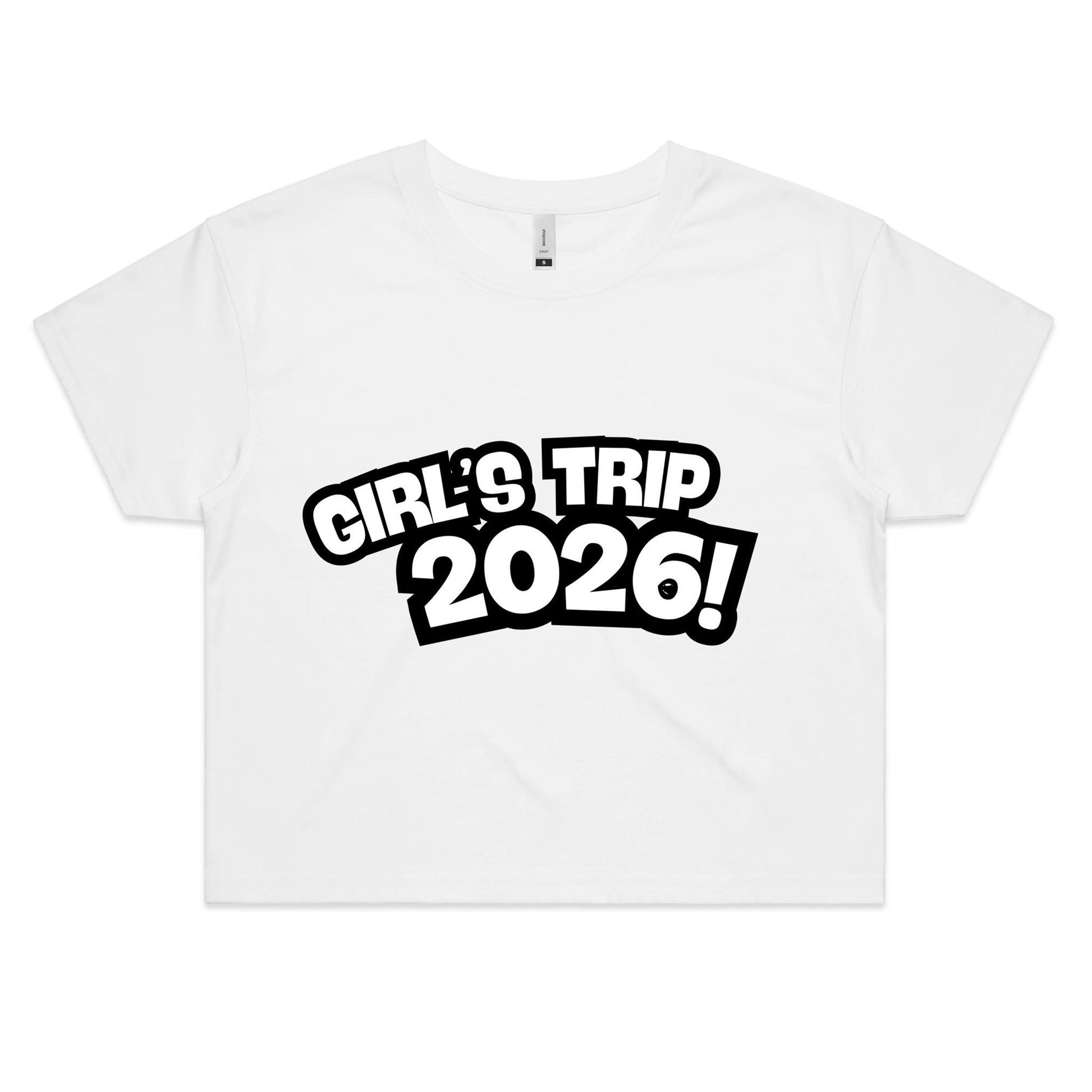 Girl's Trip 2026 Crop Tee