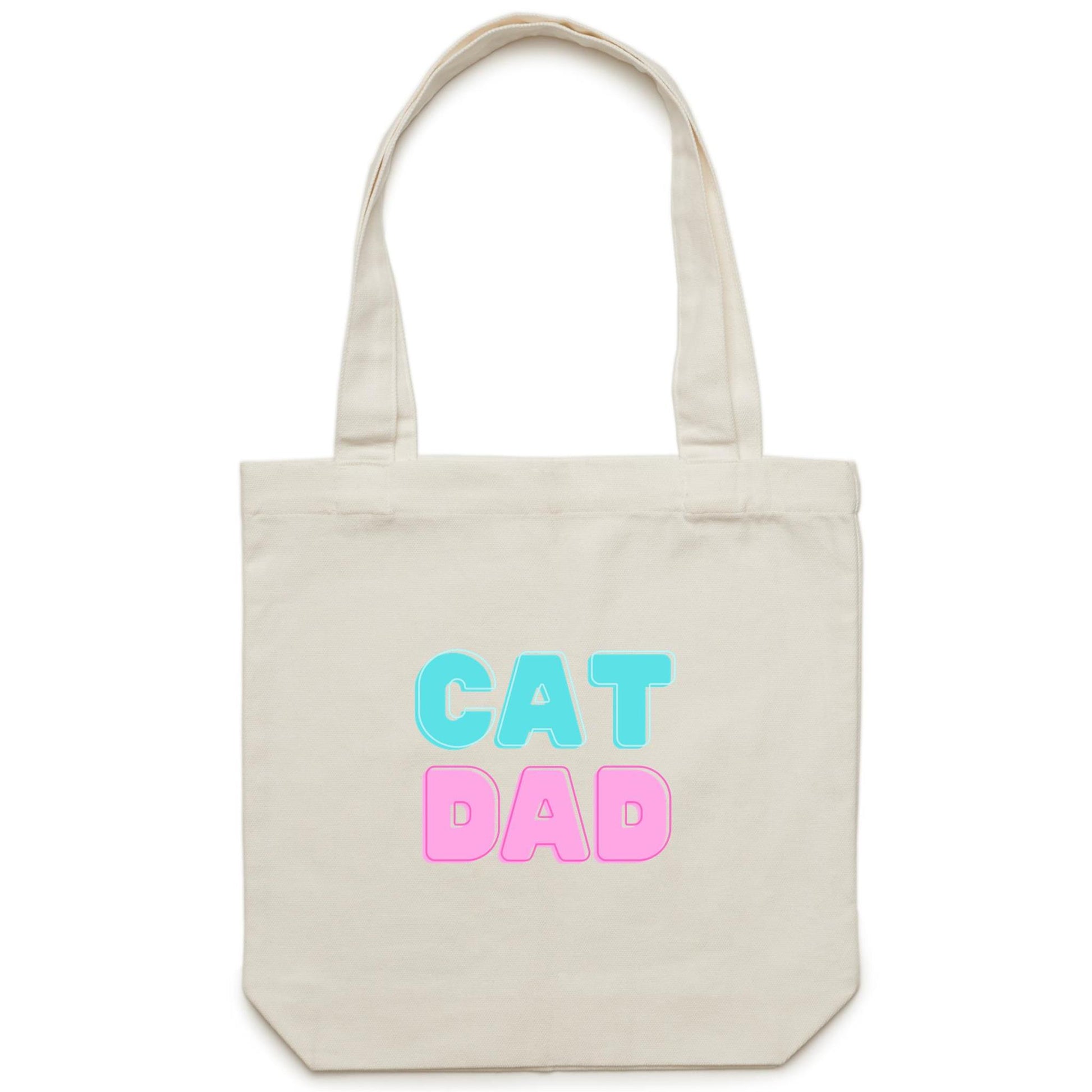 Cat Dad Tote Bag