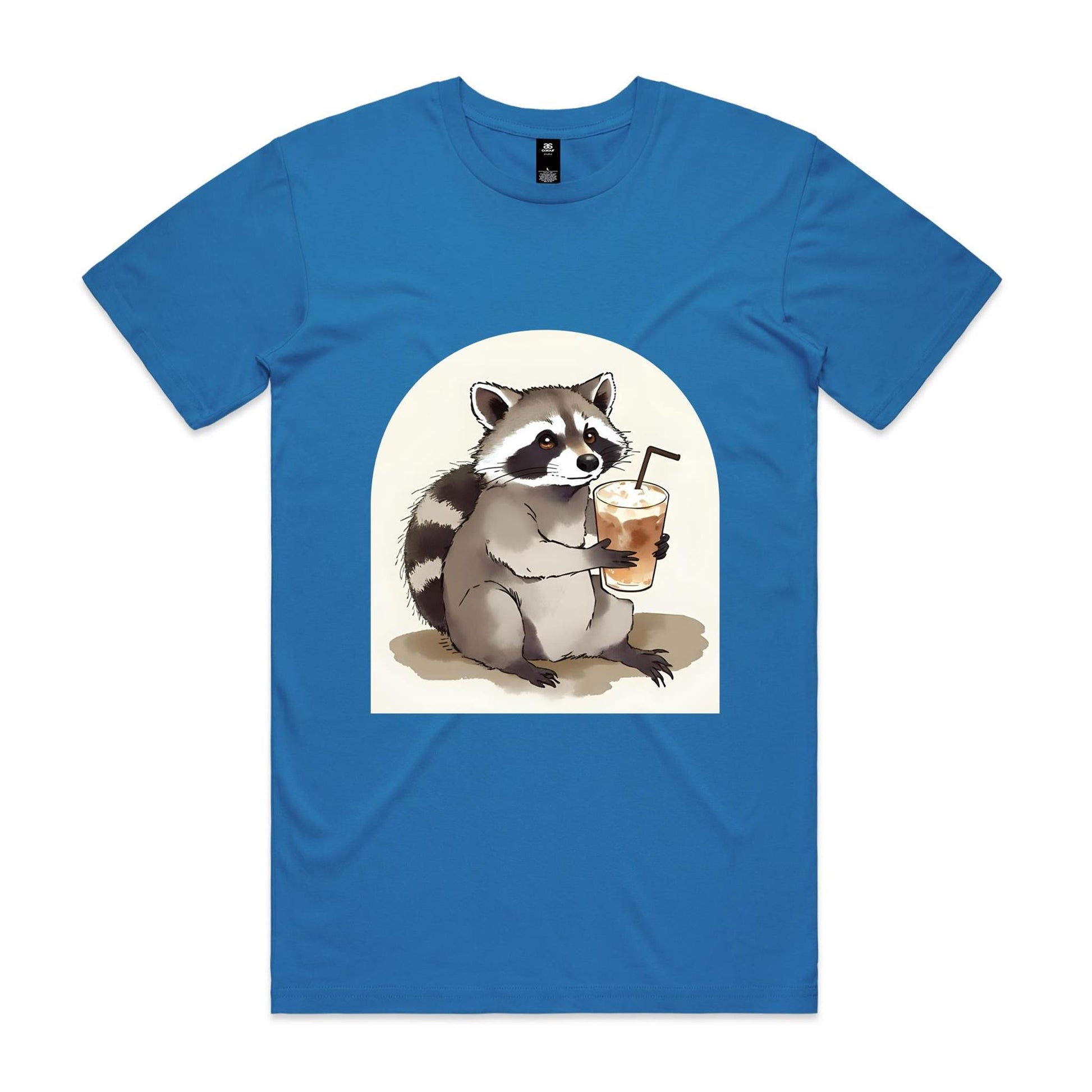 Iced Coffee Racoon T-Shirt