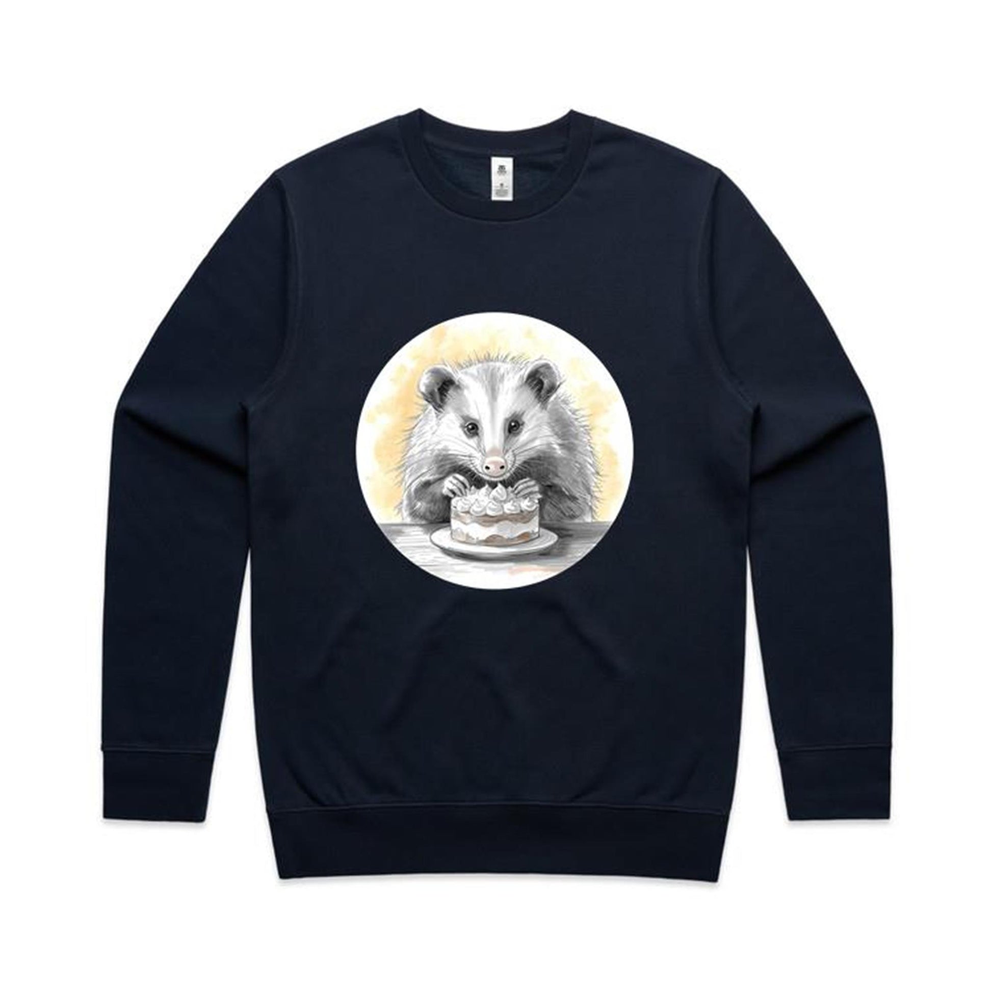 Opossum With Cake Sweatshirt