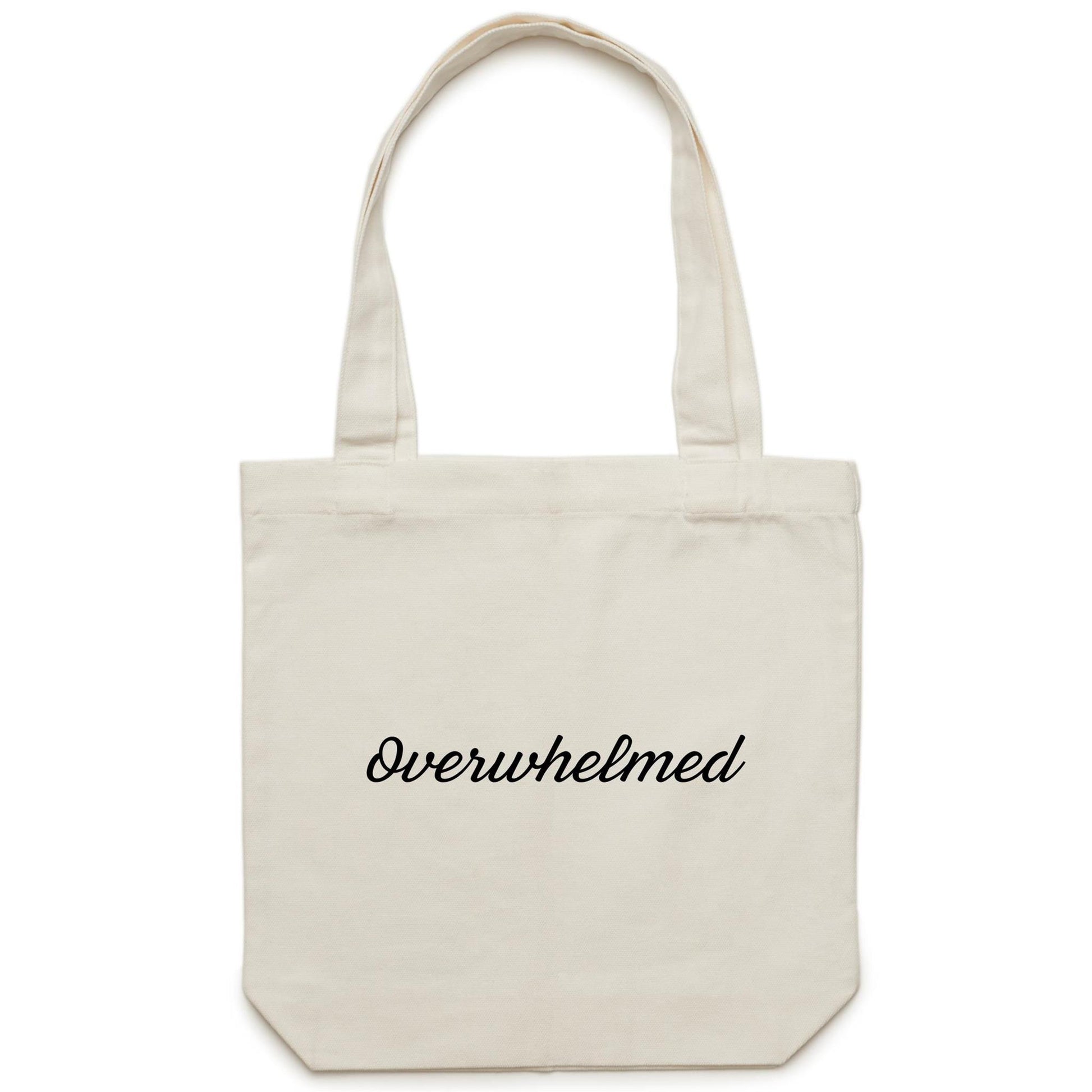 Overwhelmed Tote Bag