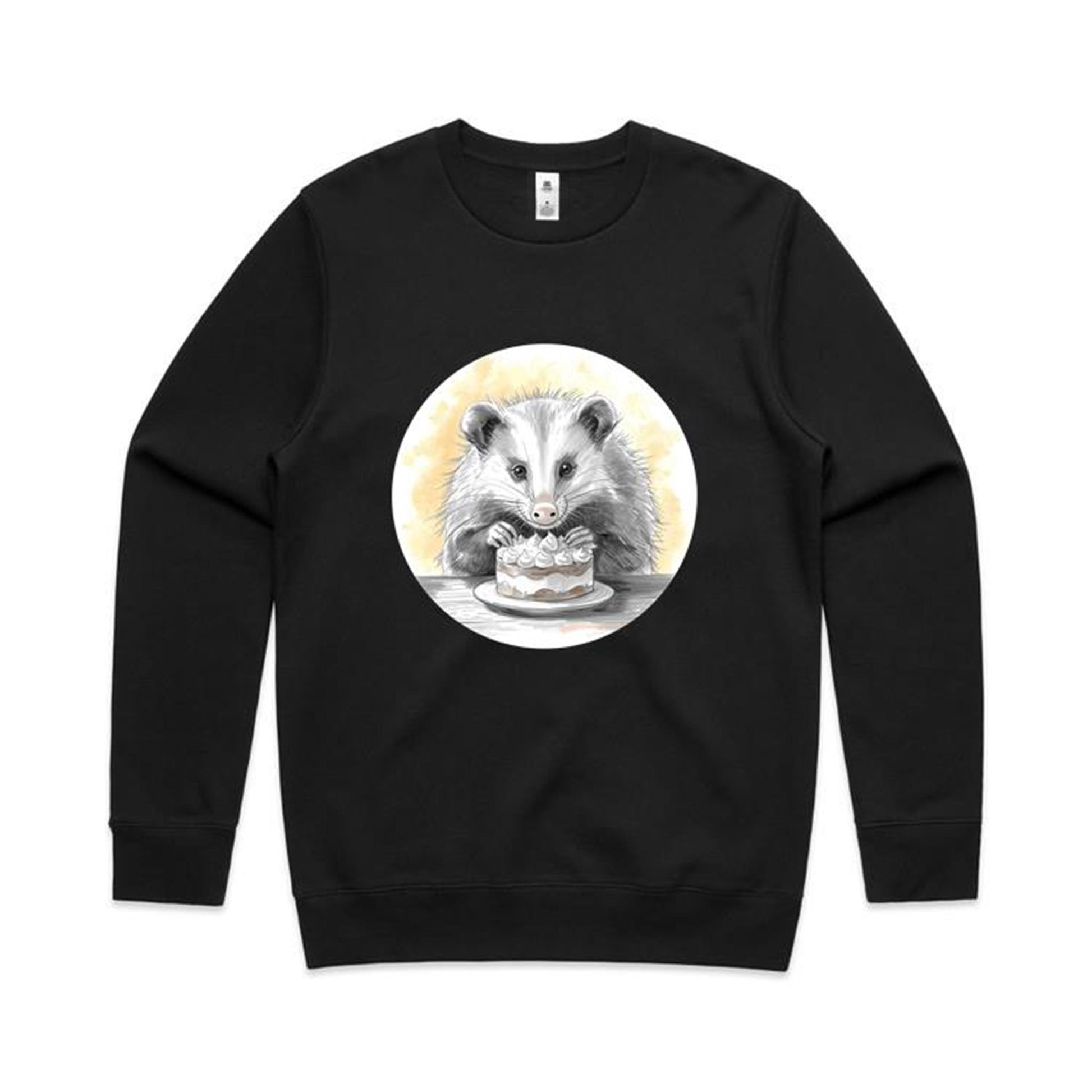 Opossum With Cake Sweatshirt