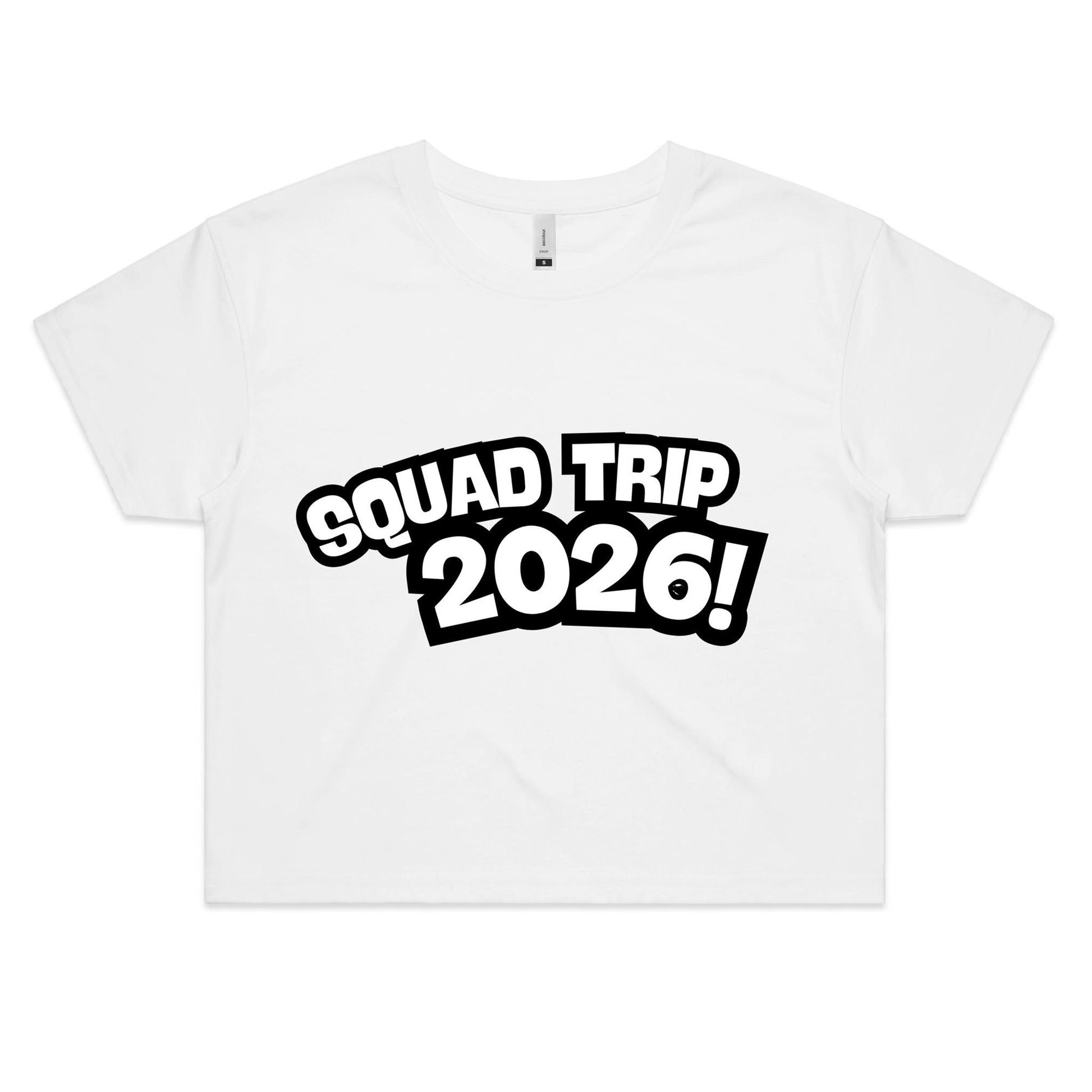 Squad Trip Crop Tee