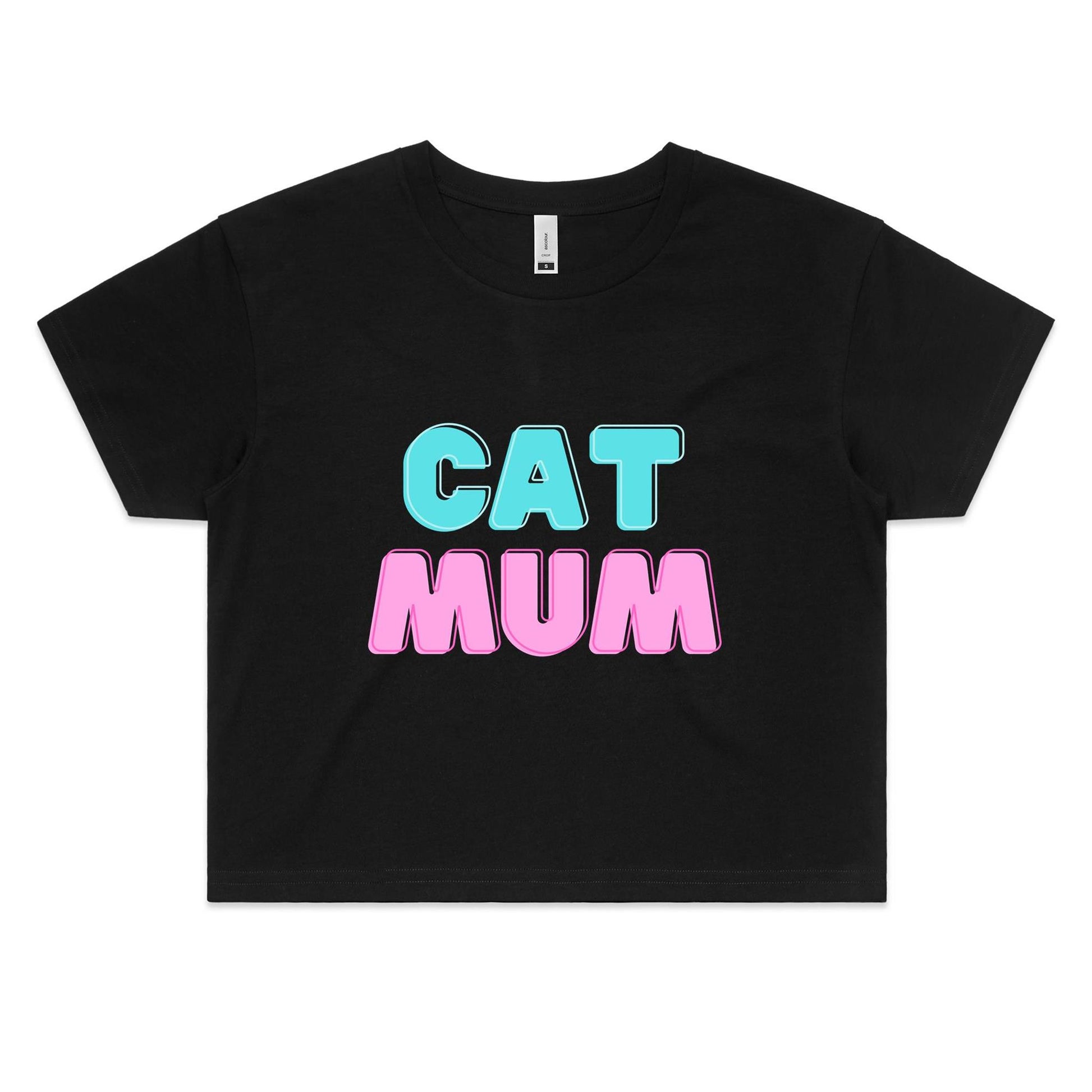 Cat Mum Crop Tee