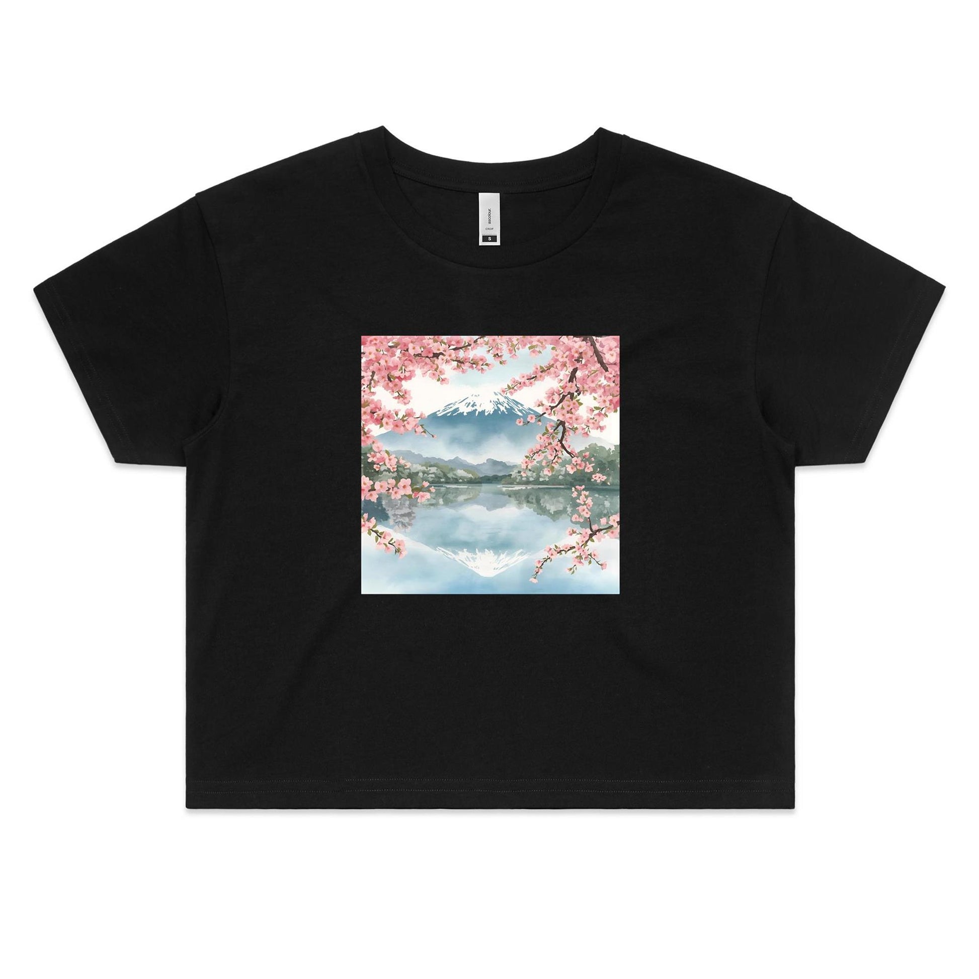 Mt Fuji Crop Tee