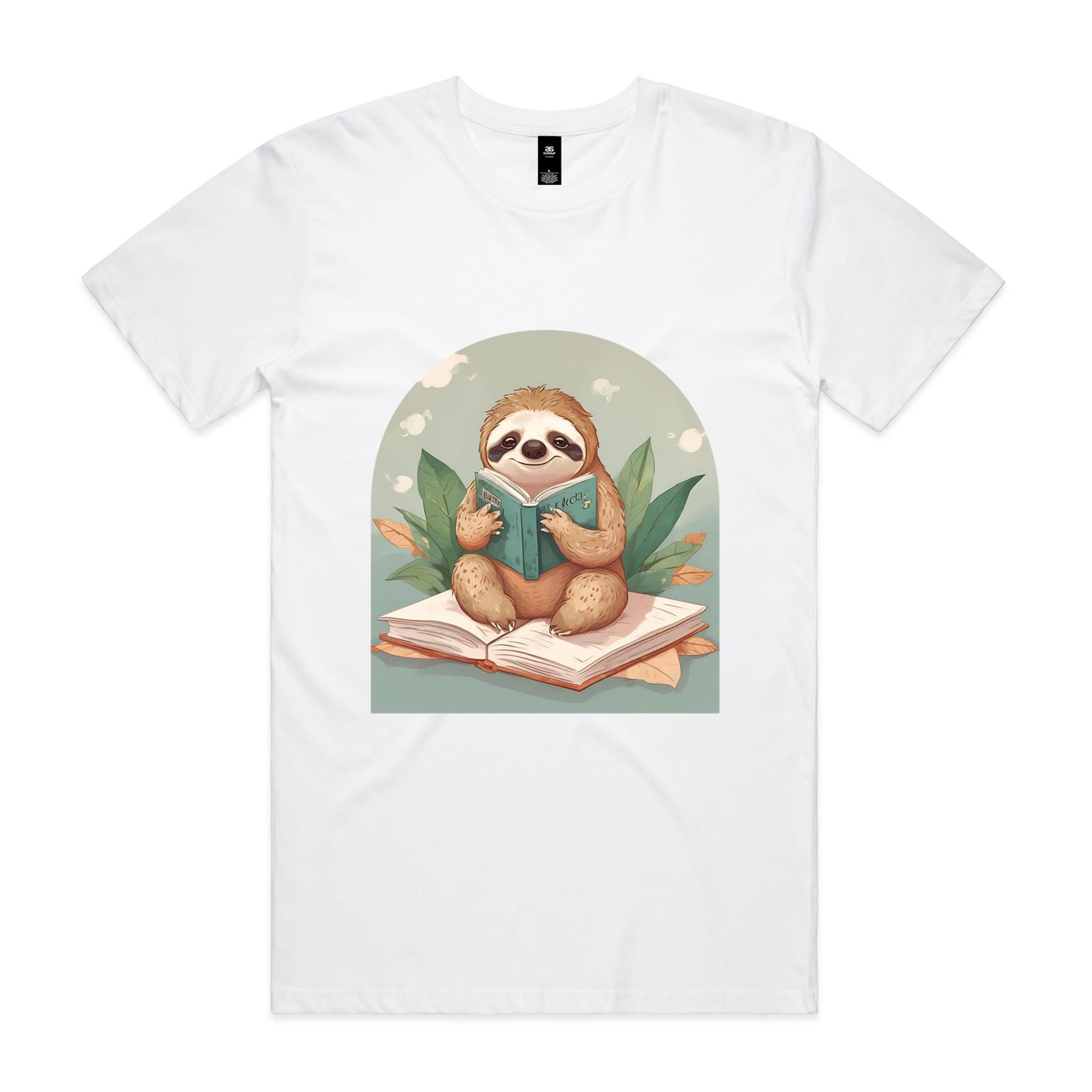 Reading Sloth T-Shirt