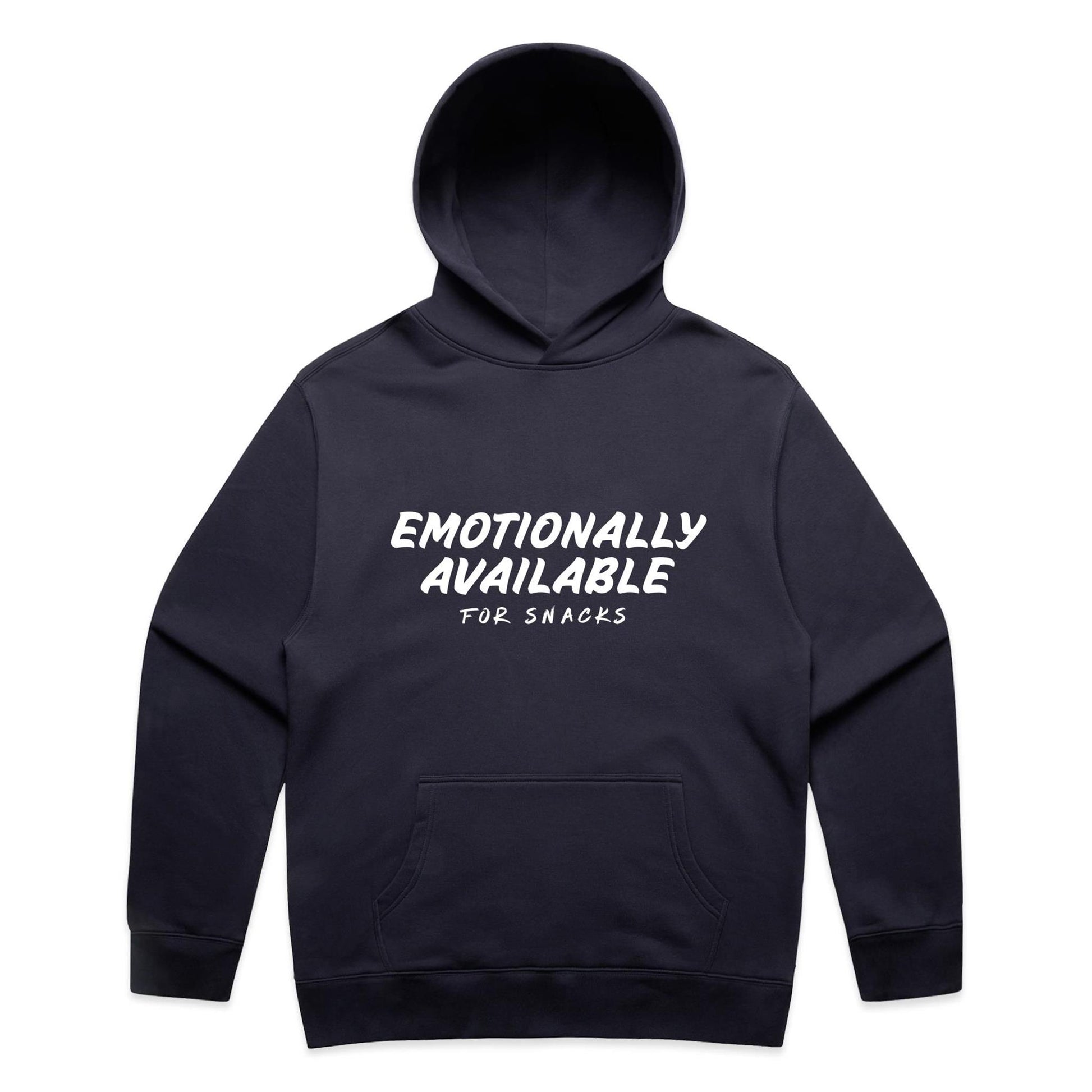 Emotionally Available For Snacks Hoodie