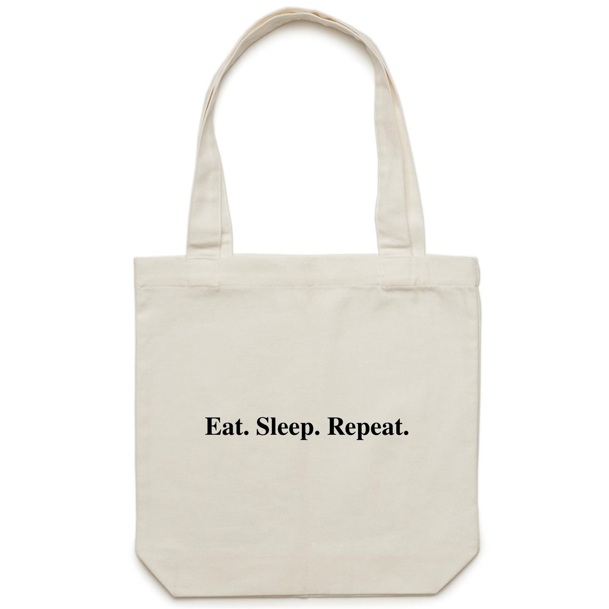 Eat Sleep Repeat Tote Bag