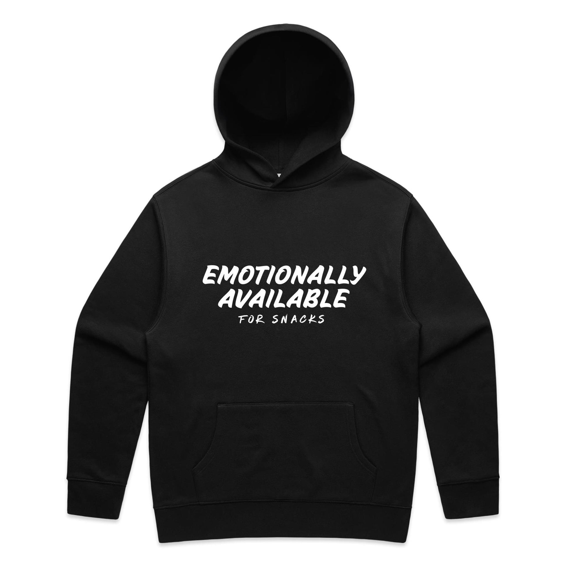 Emotionally Available For Snacks Hoodie