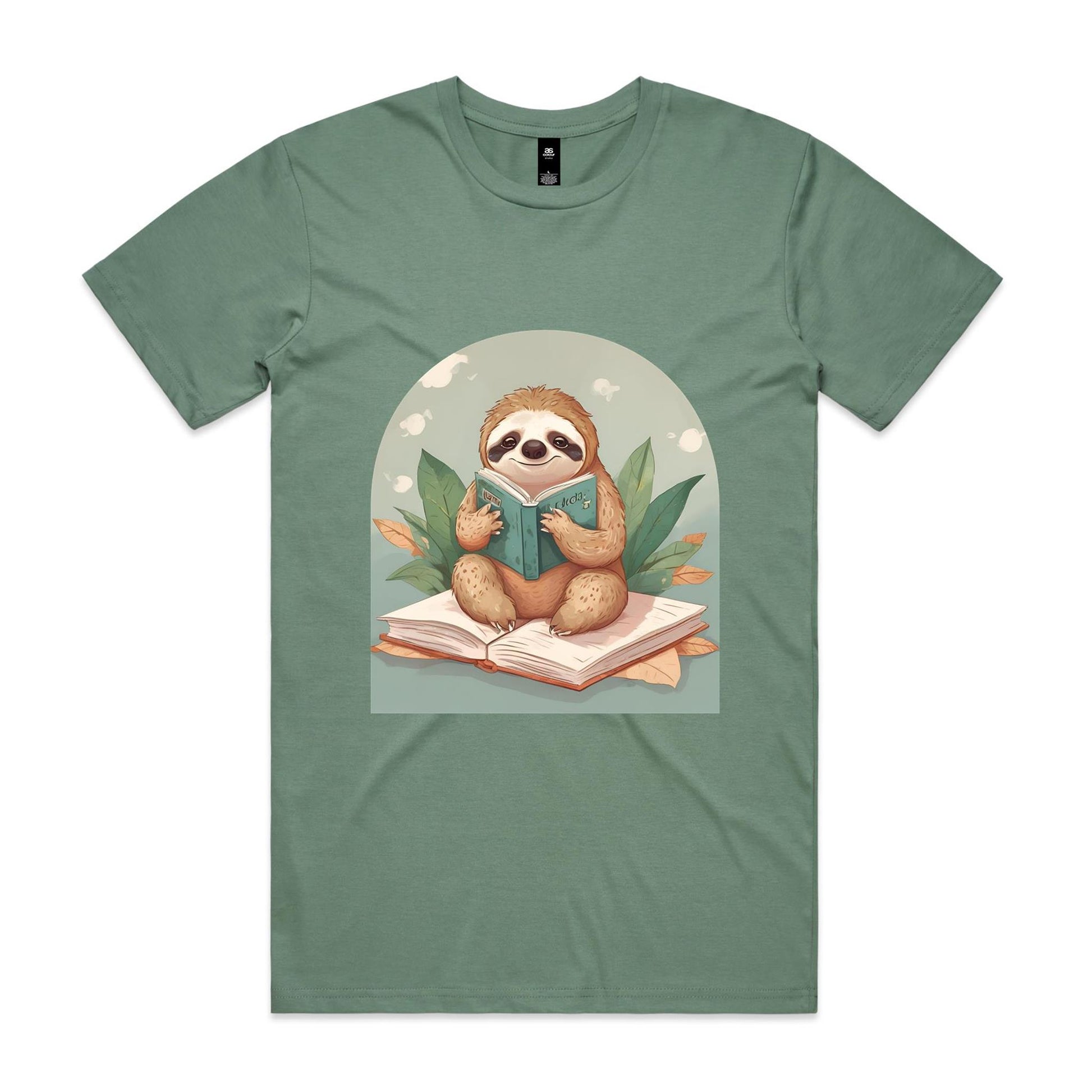 Reading Sloth T-Shirt
