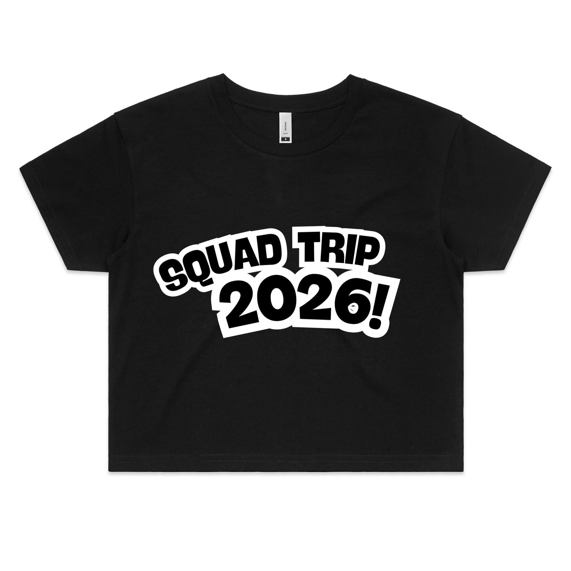 Squad Trip Crop Tee
