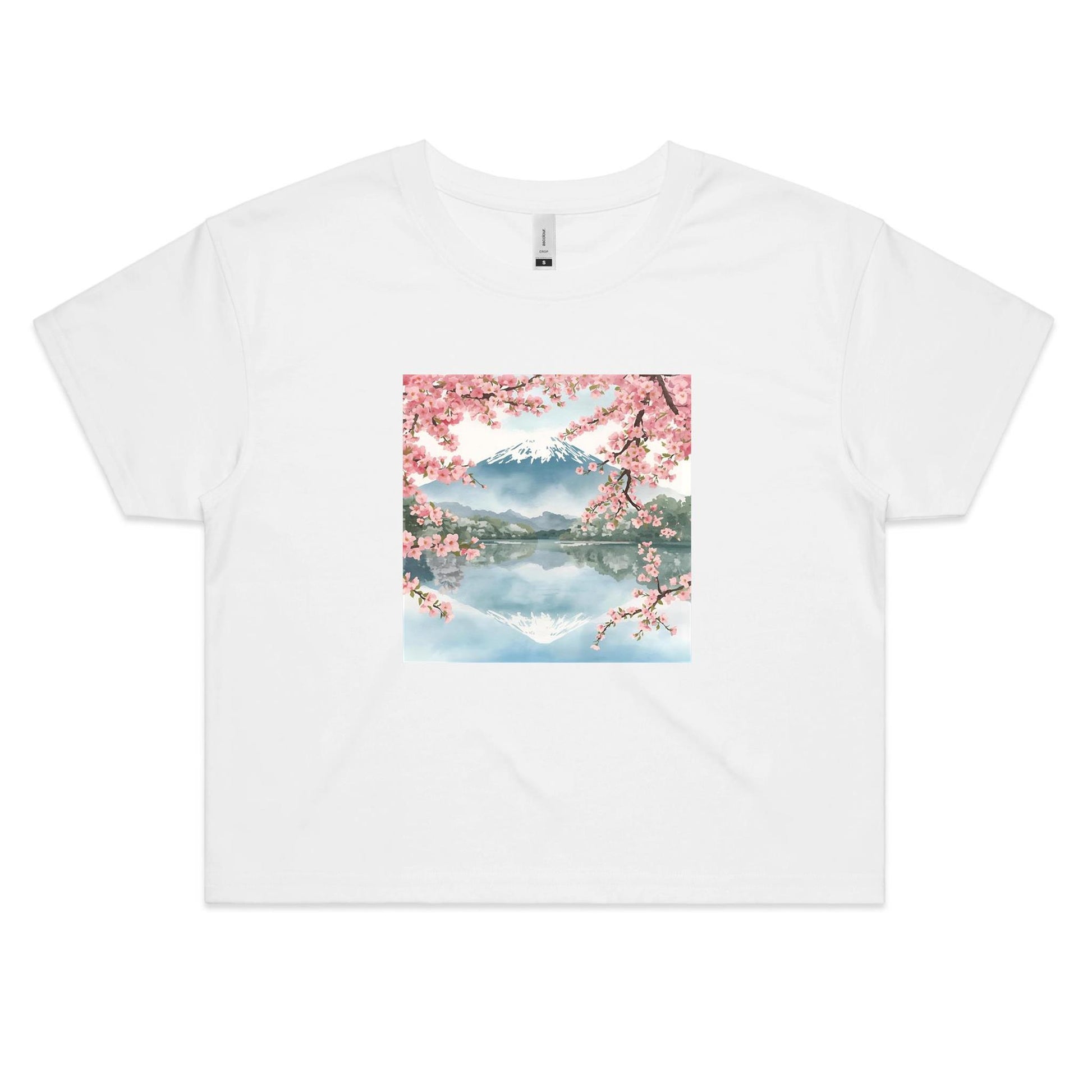 Mt Fuji Crop Tee