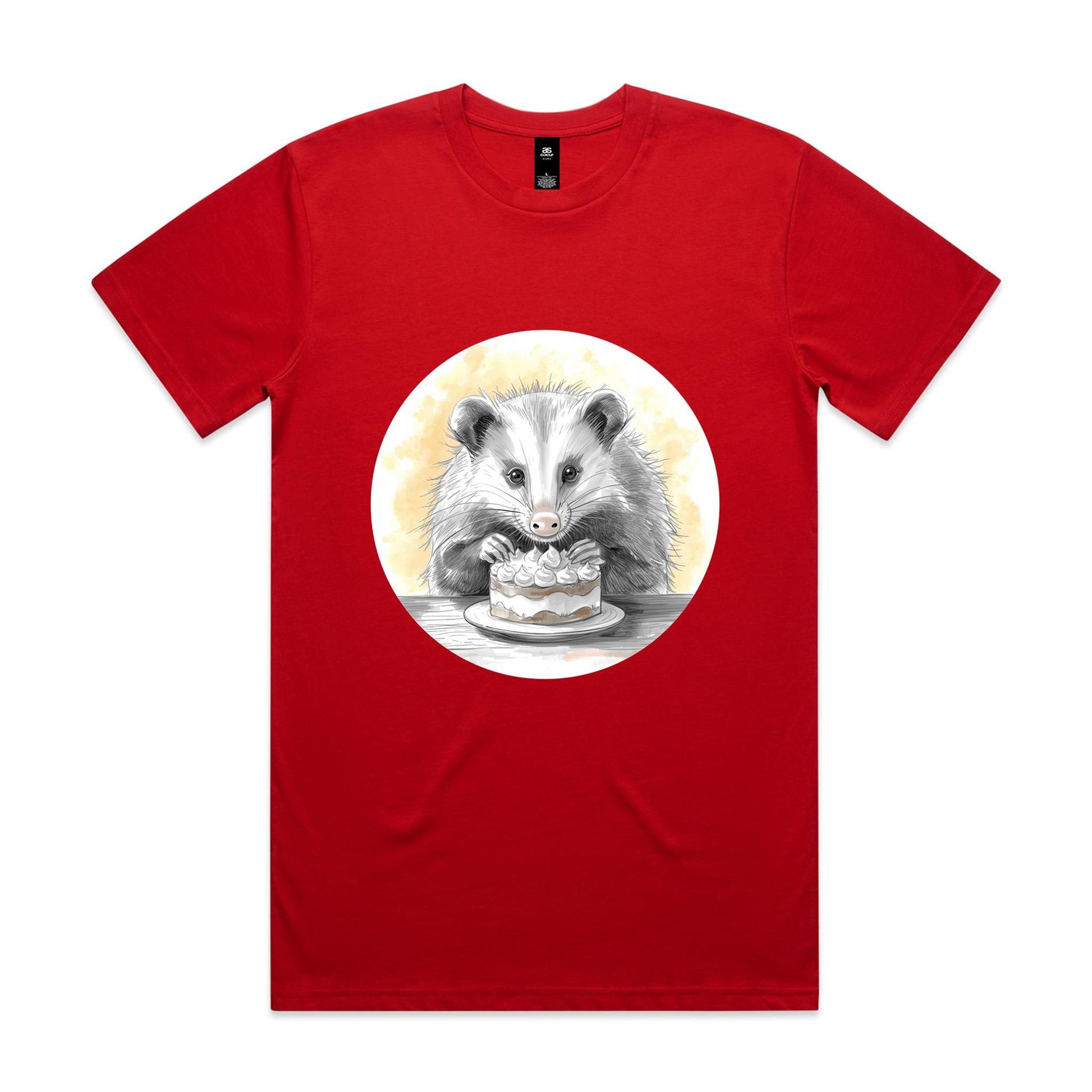 Opossum With Cake T-Shirt