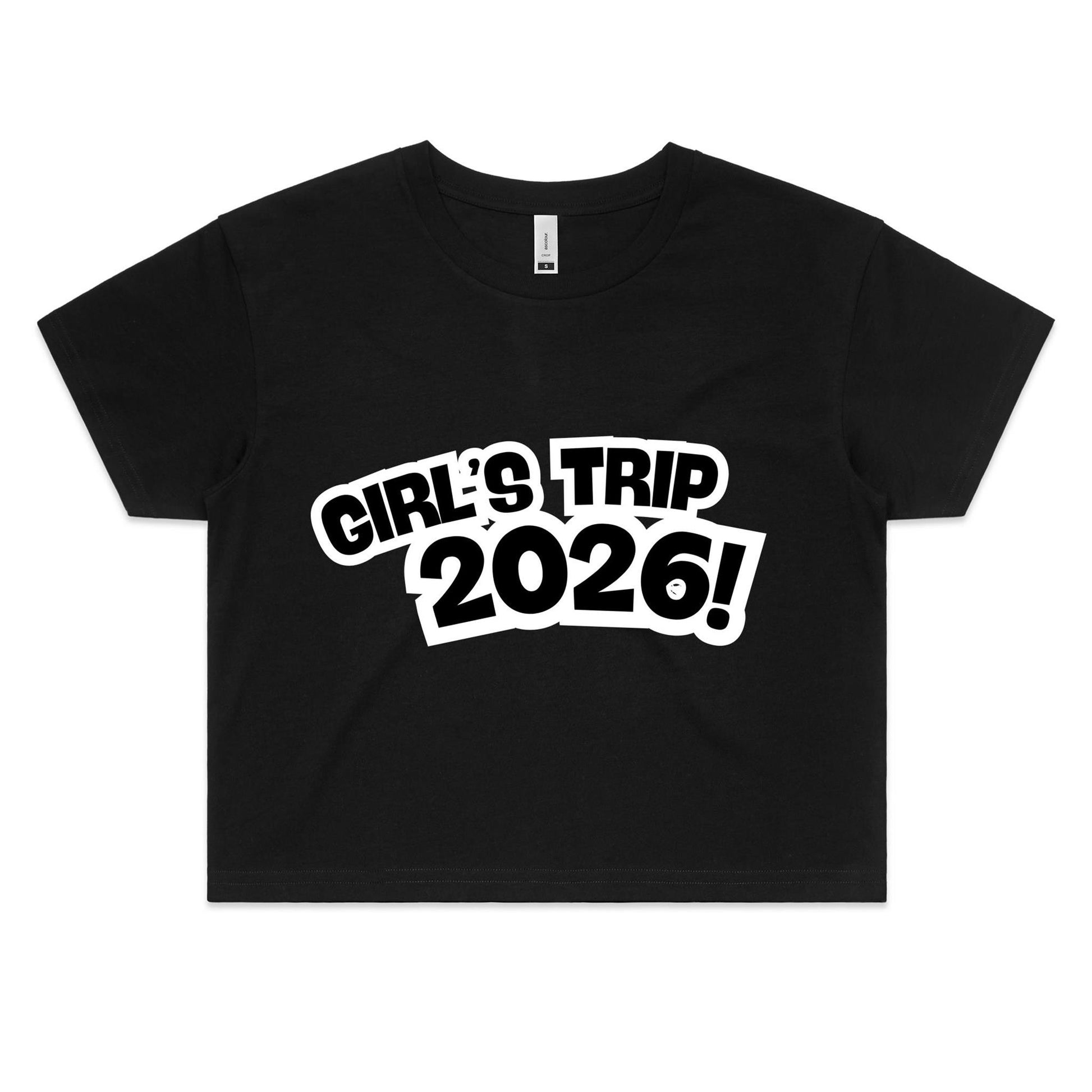 Girl's Trip 2026 Crop Tee