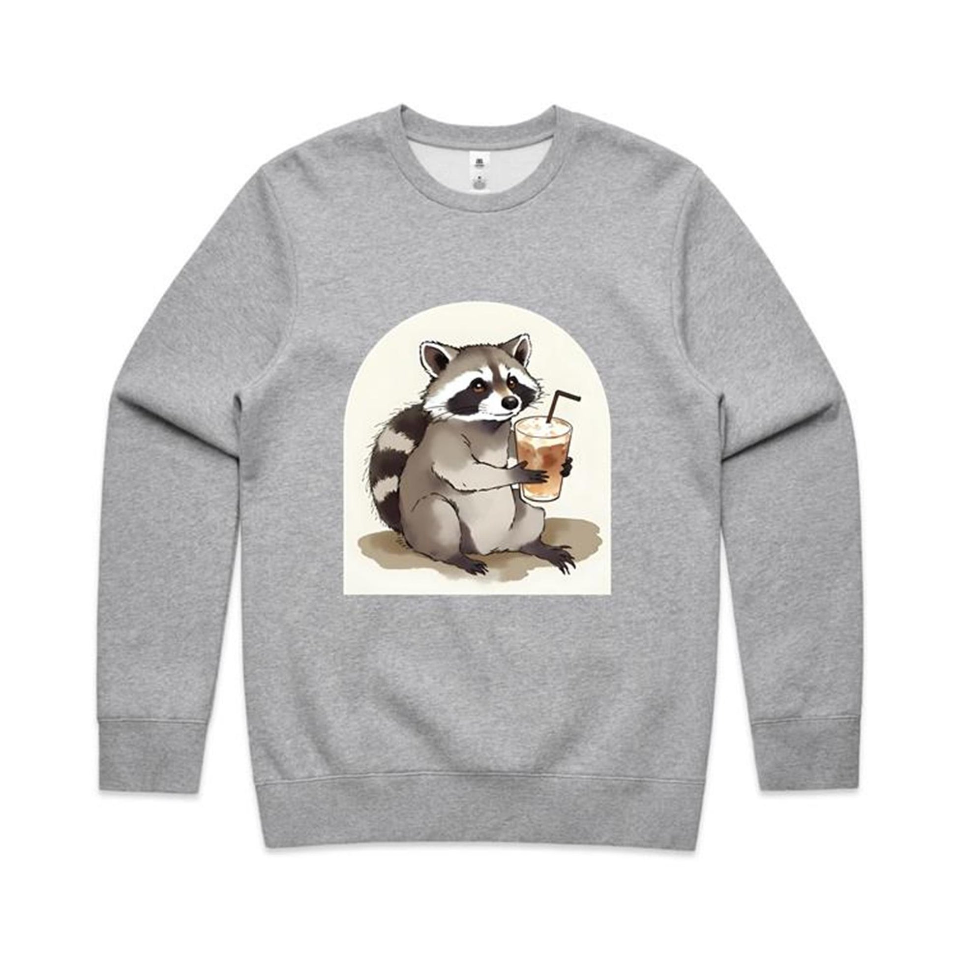 Iced Coffee Racoon Sweatshirt