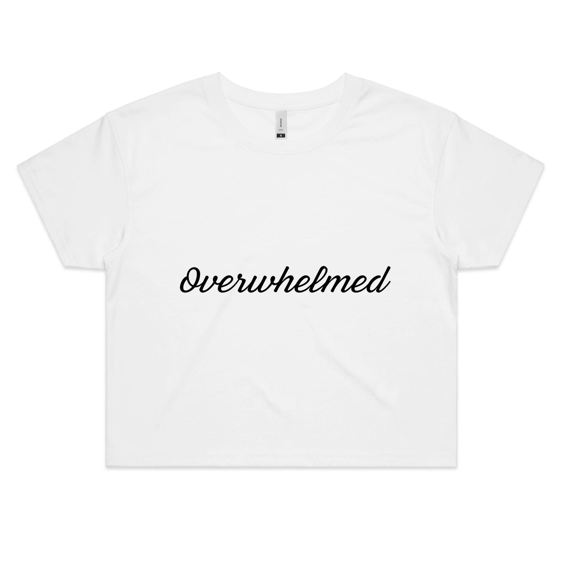 Overwhelmed Crop Tee