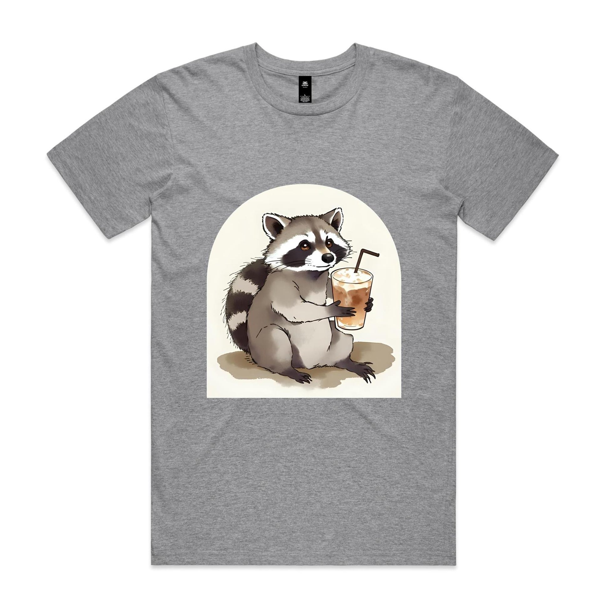 Iced Coffee Racoon T-Shirt