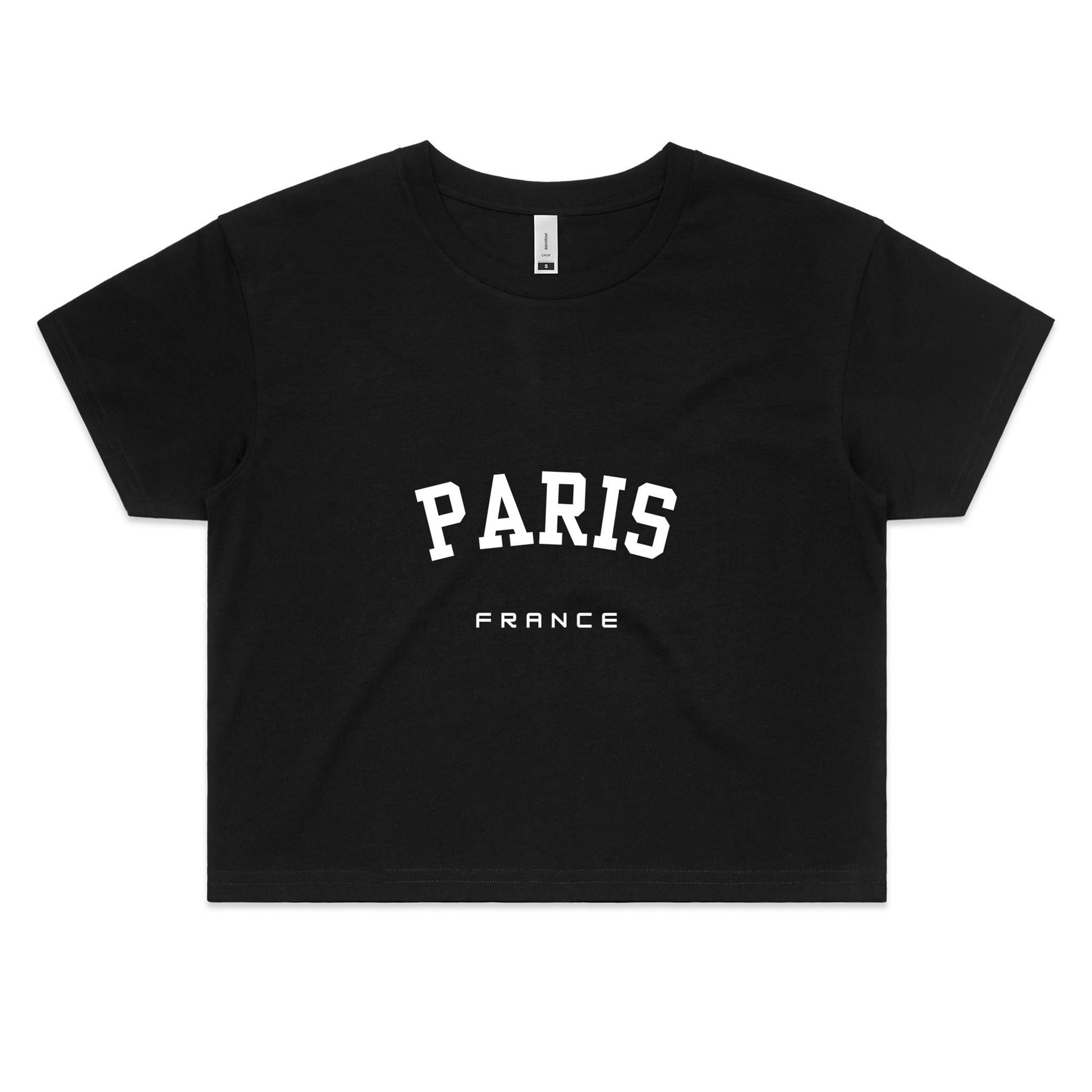 Paris Crop Tee