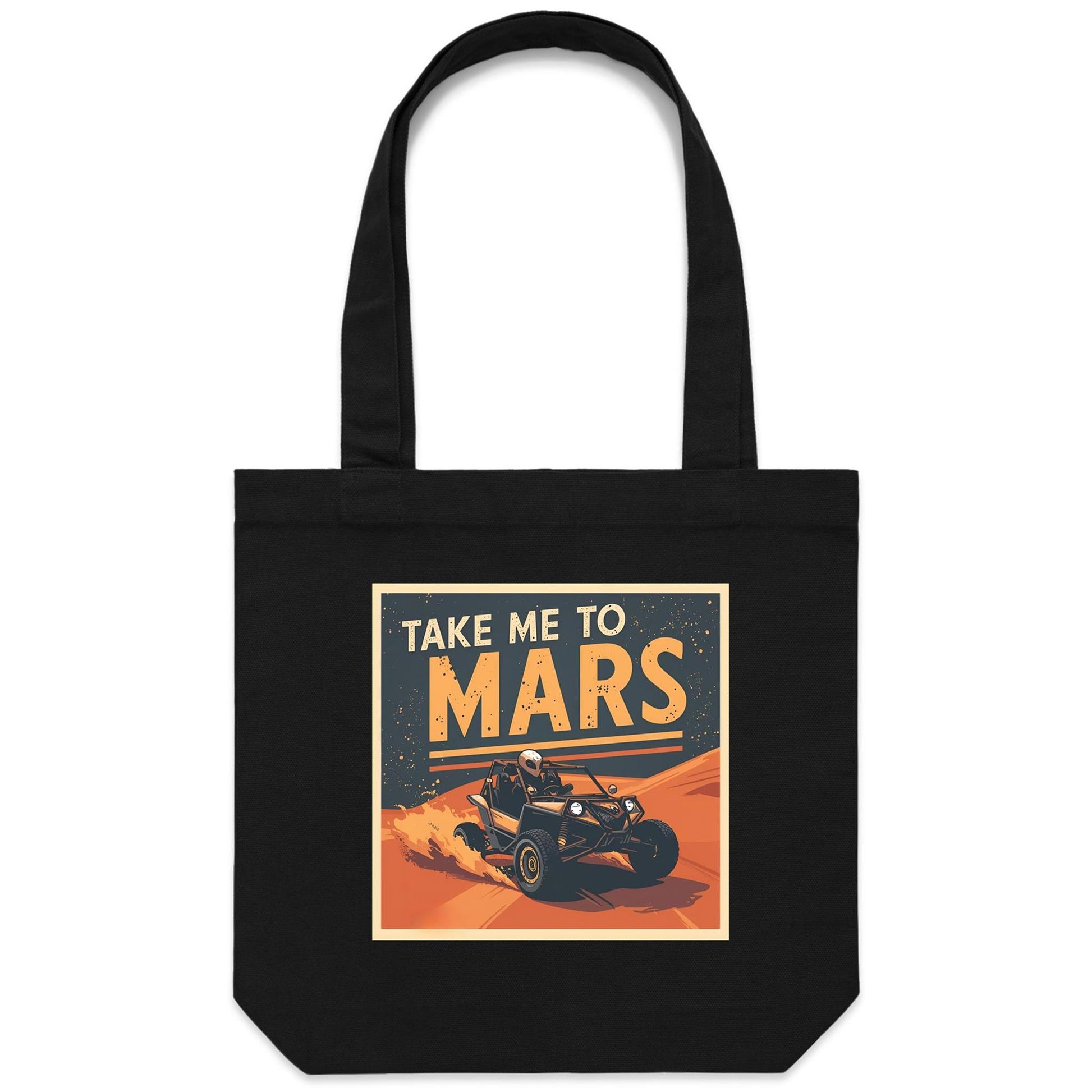 Take Me To Mars Tote Bag