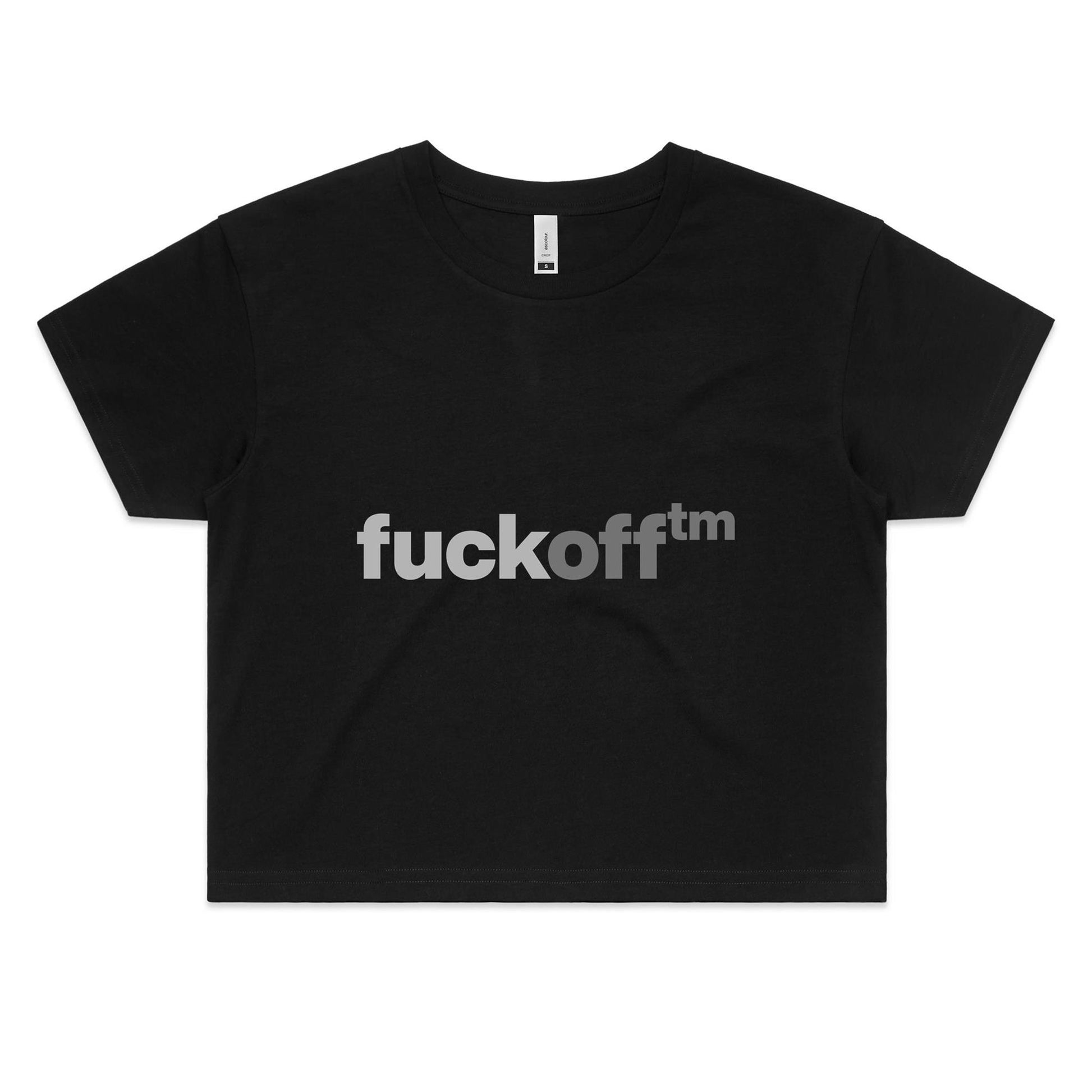 F Off TM Crop Tee