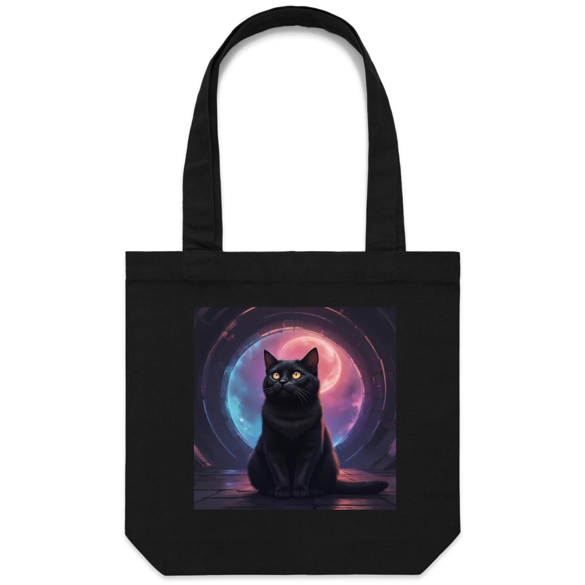 Black Cat Energy Tote Bag